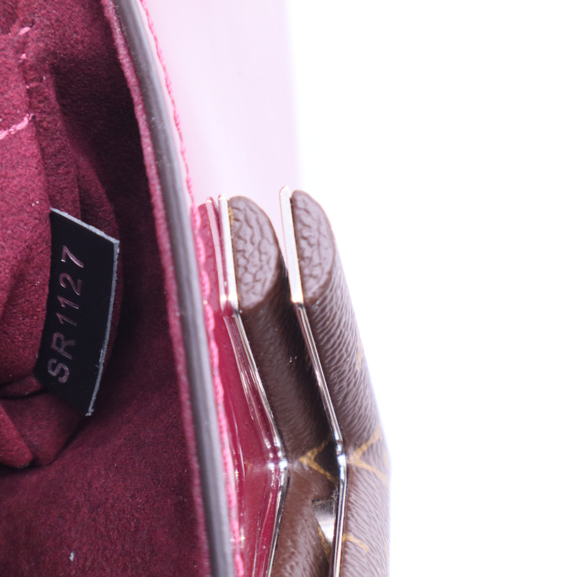 Twist Handbag Vernis with Monogram Canvas PM B20069