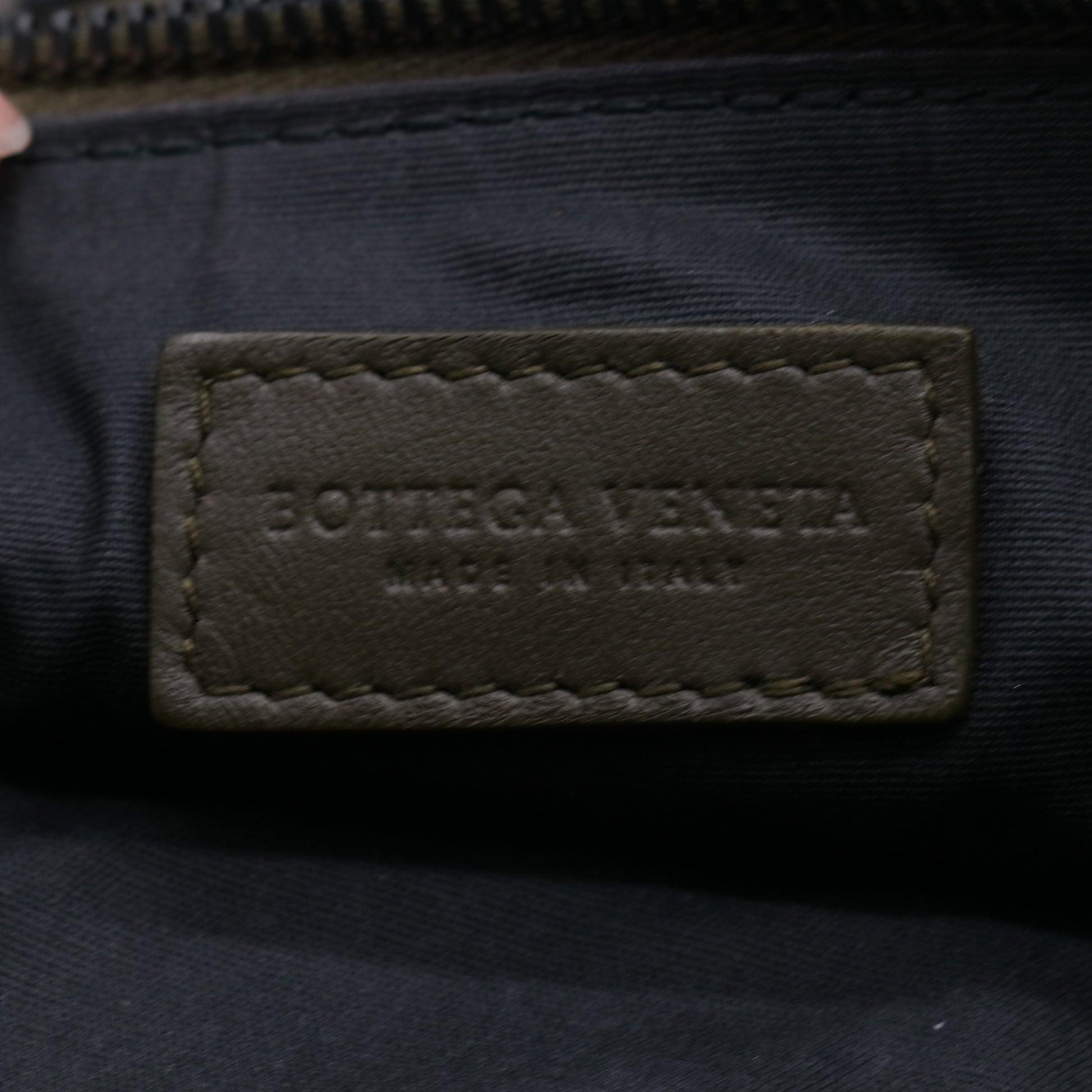 Bottega Veneta Intrecciato Checker Pouch W21003
