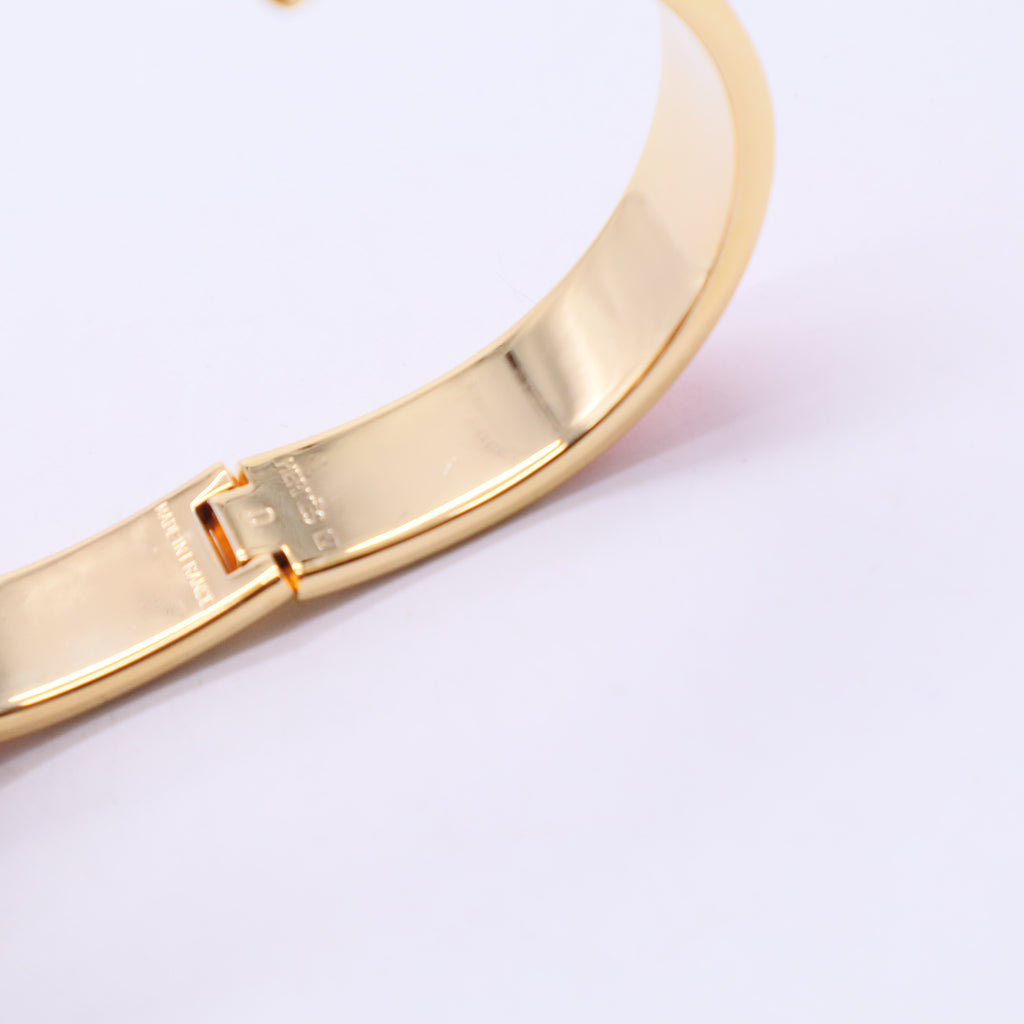 Enamel Narrow Clic Clac H Bracelet PM Orange W20090