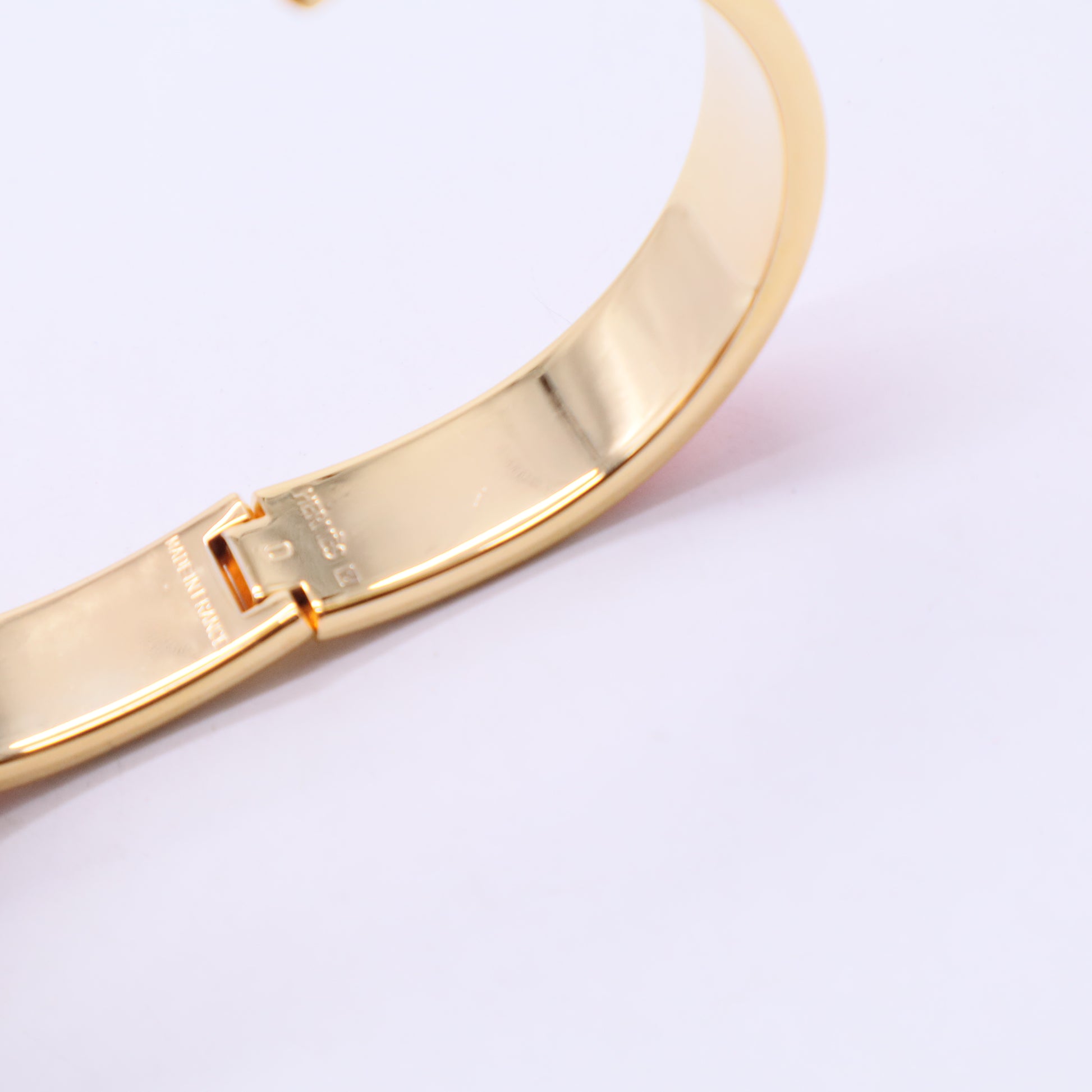 Enamel Narrow Clic Clac H Bracelet PM Orange W20090