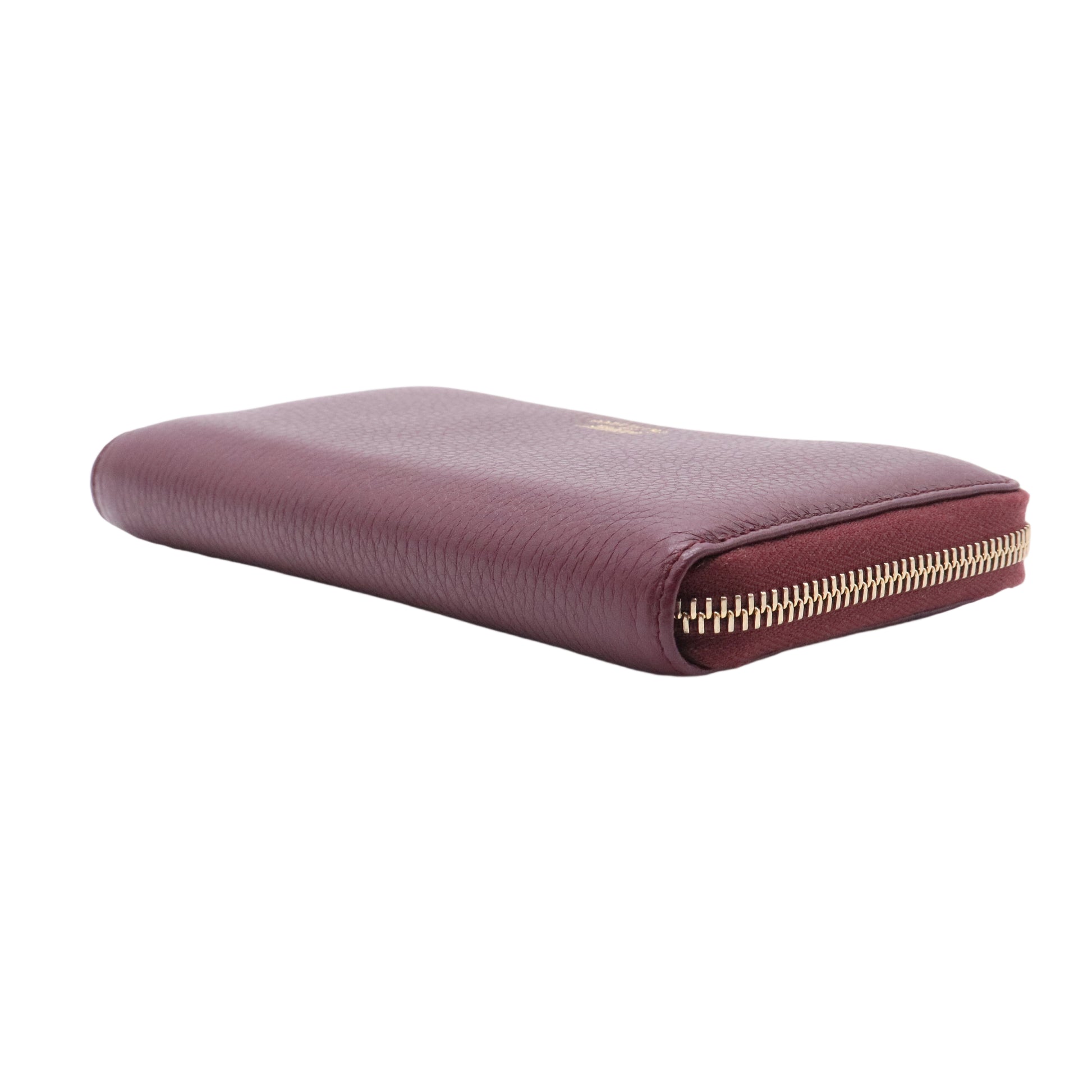 Bamboo Accent Leather Continental Wallet For Gisel