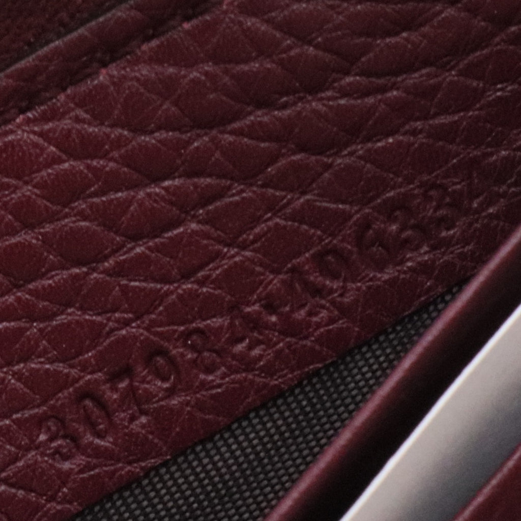 Bamboo Accent Leather Continental Wallet For Gisel