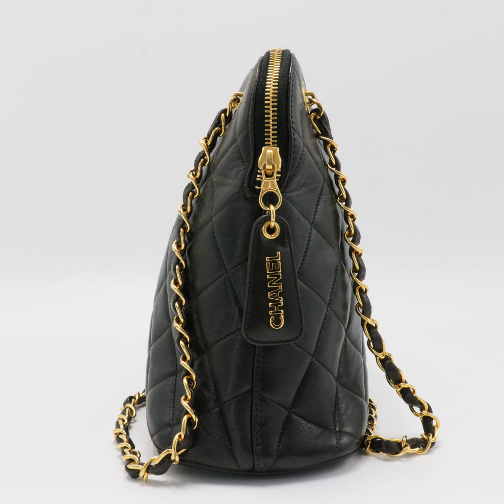 Quilted Dome Shoulder Bag