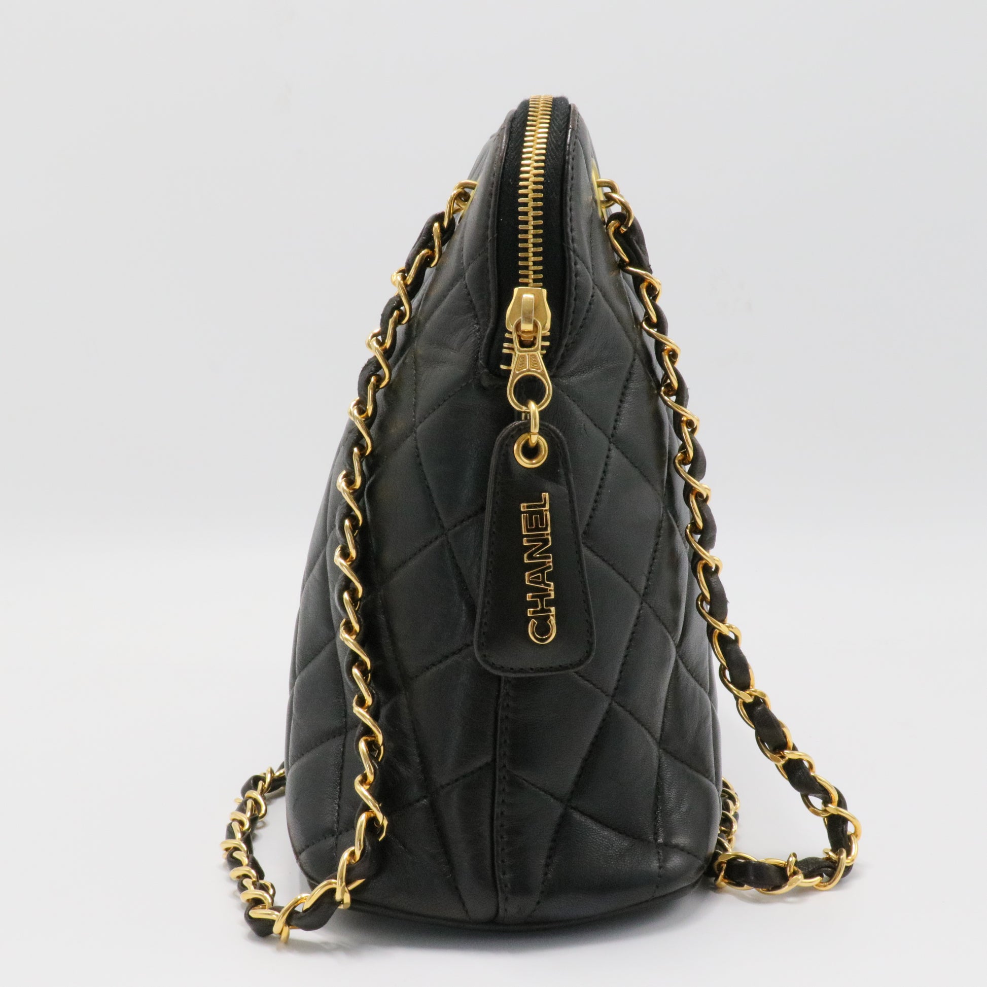 Quilted Dome Shoulder Bag