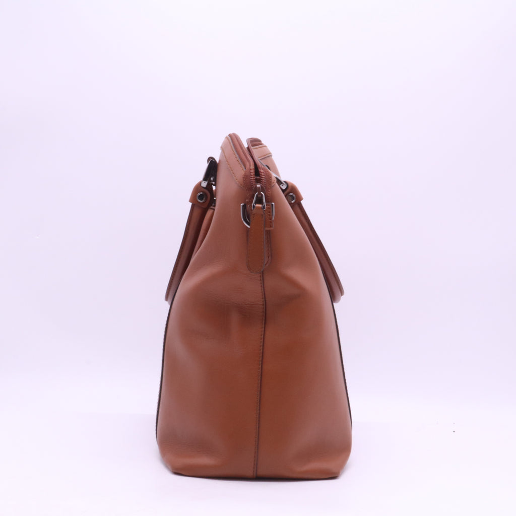 GG Charm Convertible Dome Satchel Leather Medium B21873