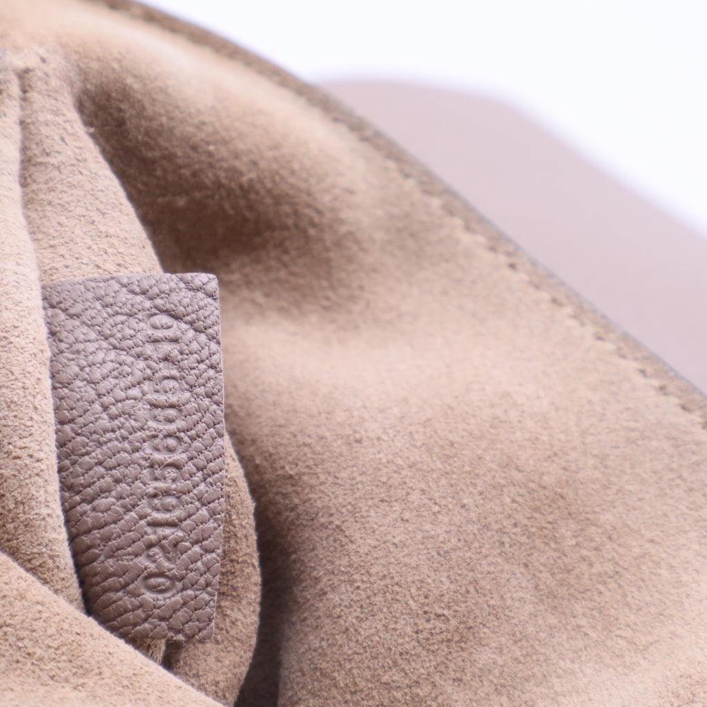 Grained Lambskin Drew Shoulder Bag Motty Grey B12320