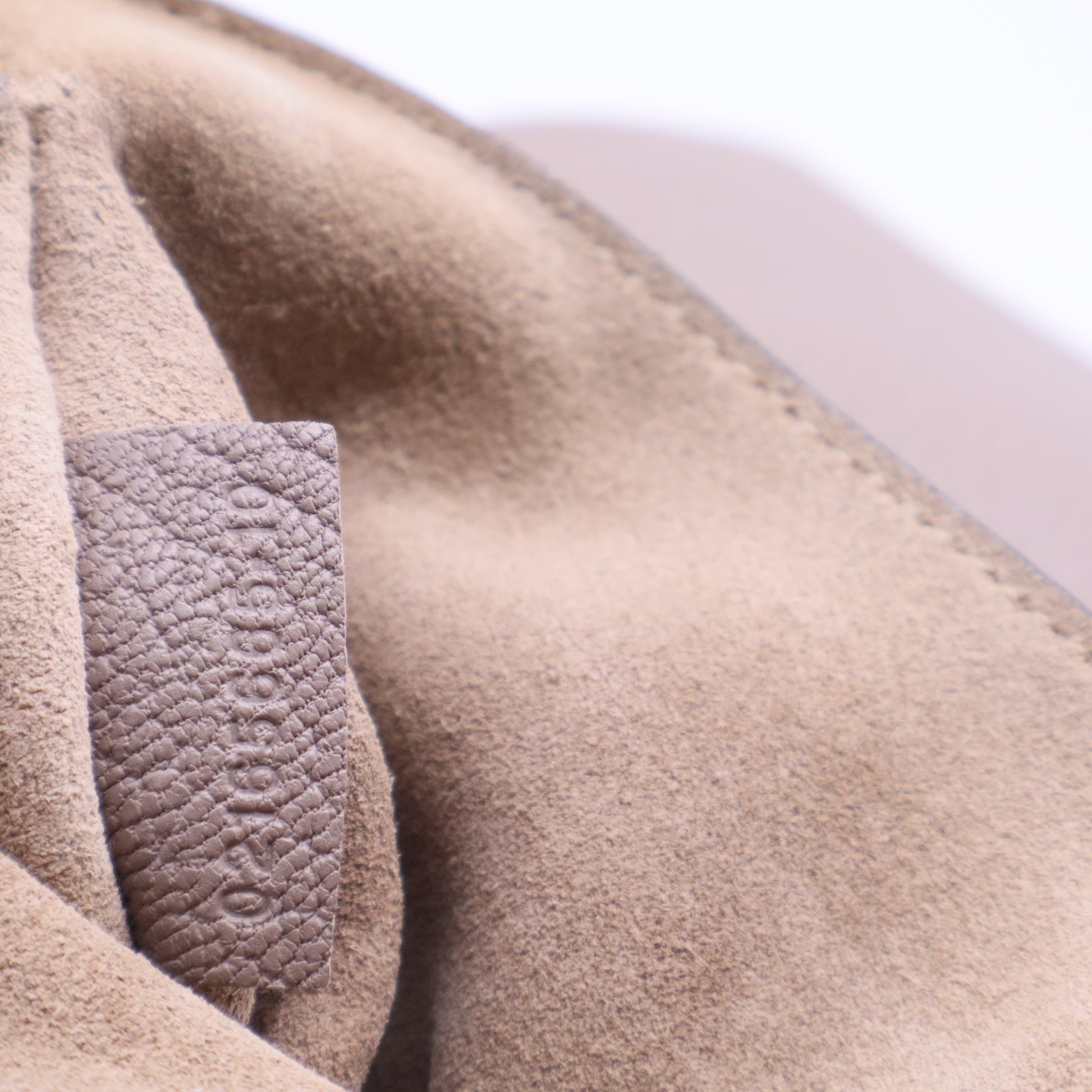 Grained Lambskin Drew Shoulder Bag Motty Grey B12320