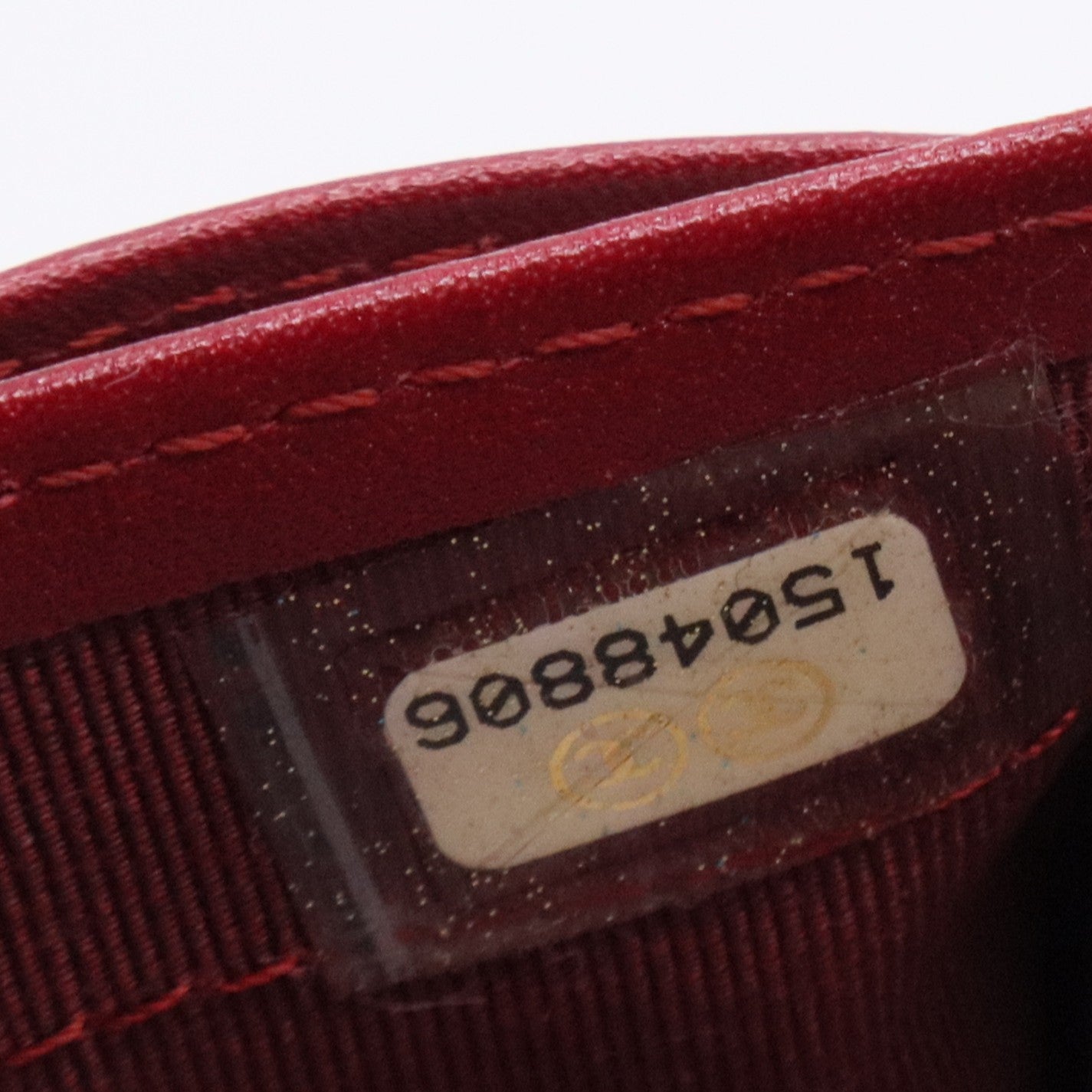 Patent CC French Wallet Red