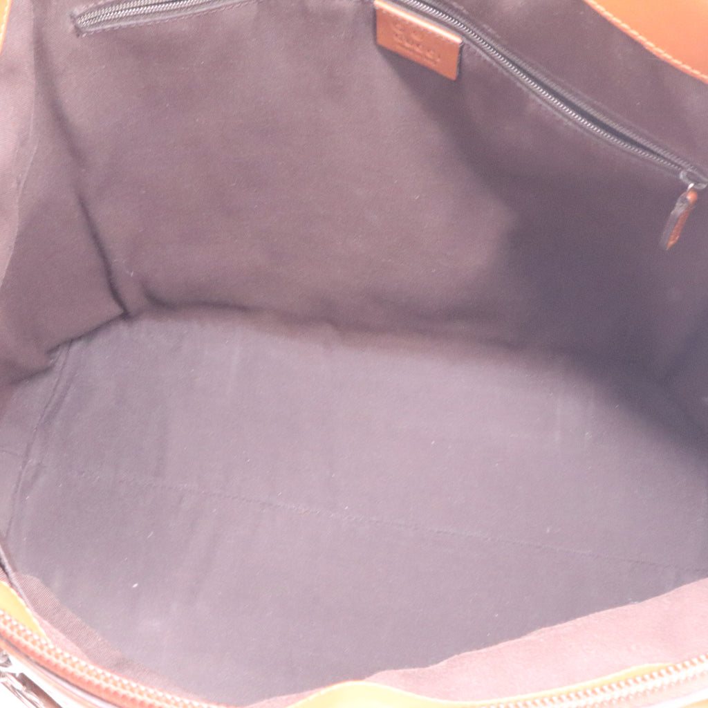GG Charm Convertible Dome Satchel Leather Medium B21873