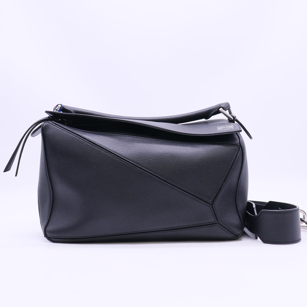 LOEWE Puzzle Medium Black Twins LDJ6652