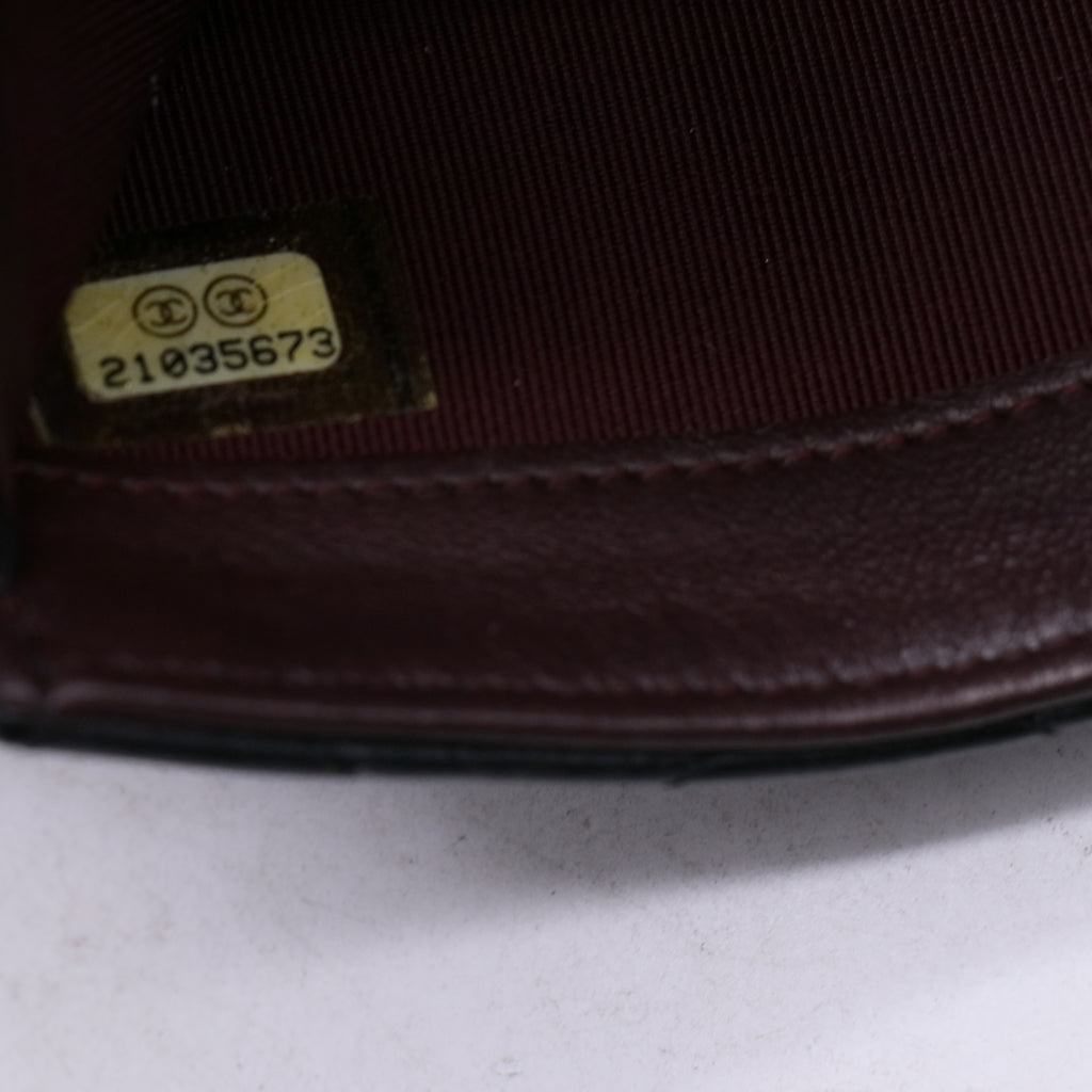 Chanel Lambskin Quilted Large Gusset Flap Wallet W20980