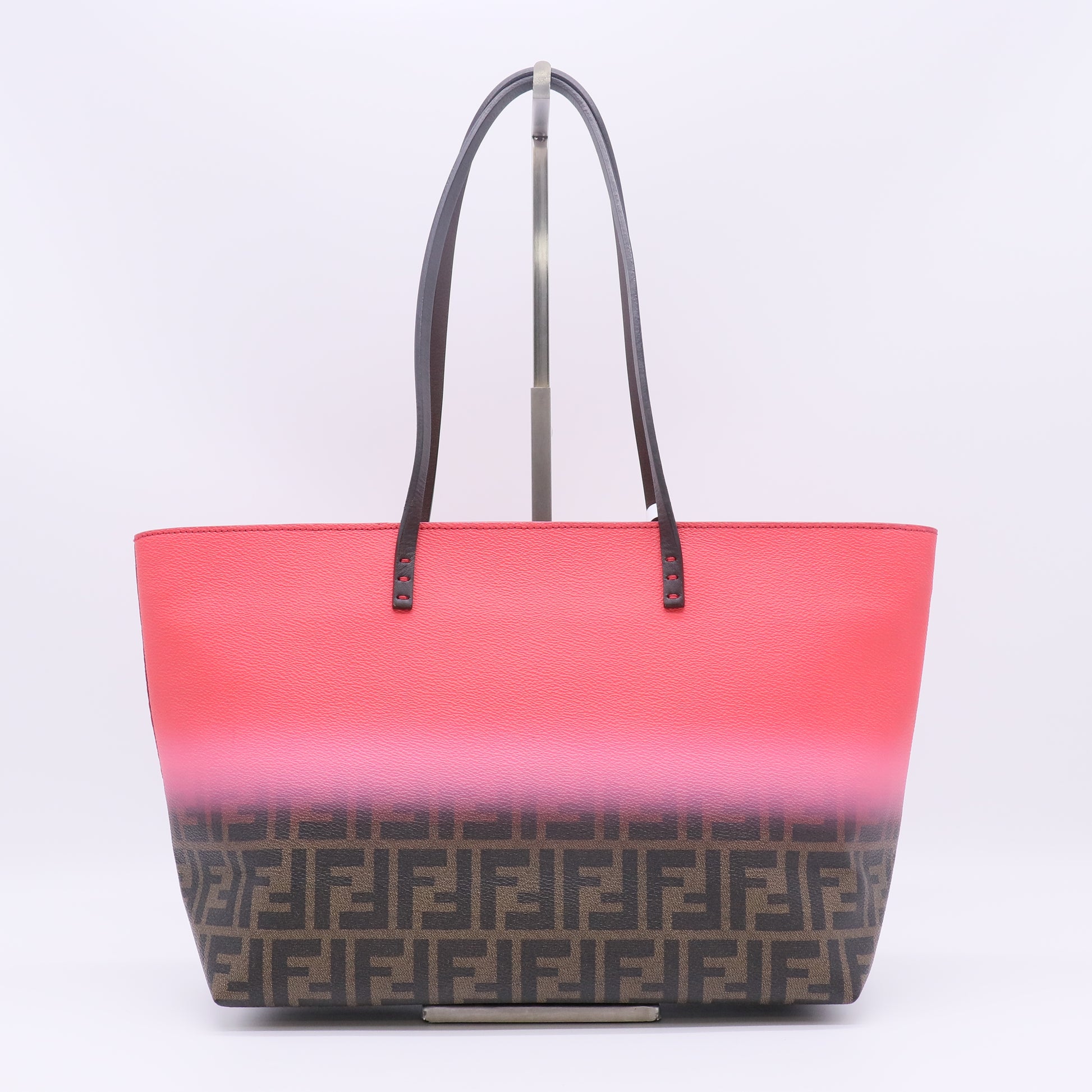 Fendi Roll Tote Ombre Zucca Coated Canvas twins B23828