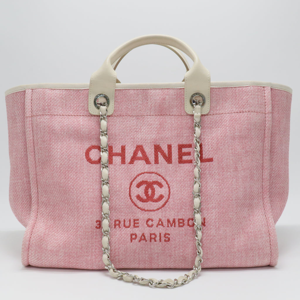 Canvas Medium Deauville Tote Pink