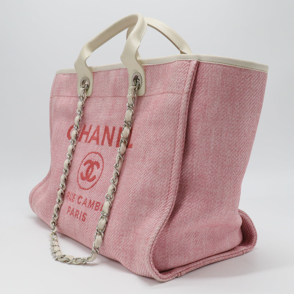 Canvas Medium Deauville Tote Pink