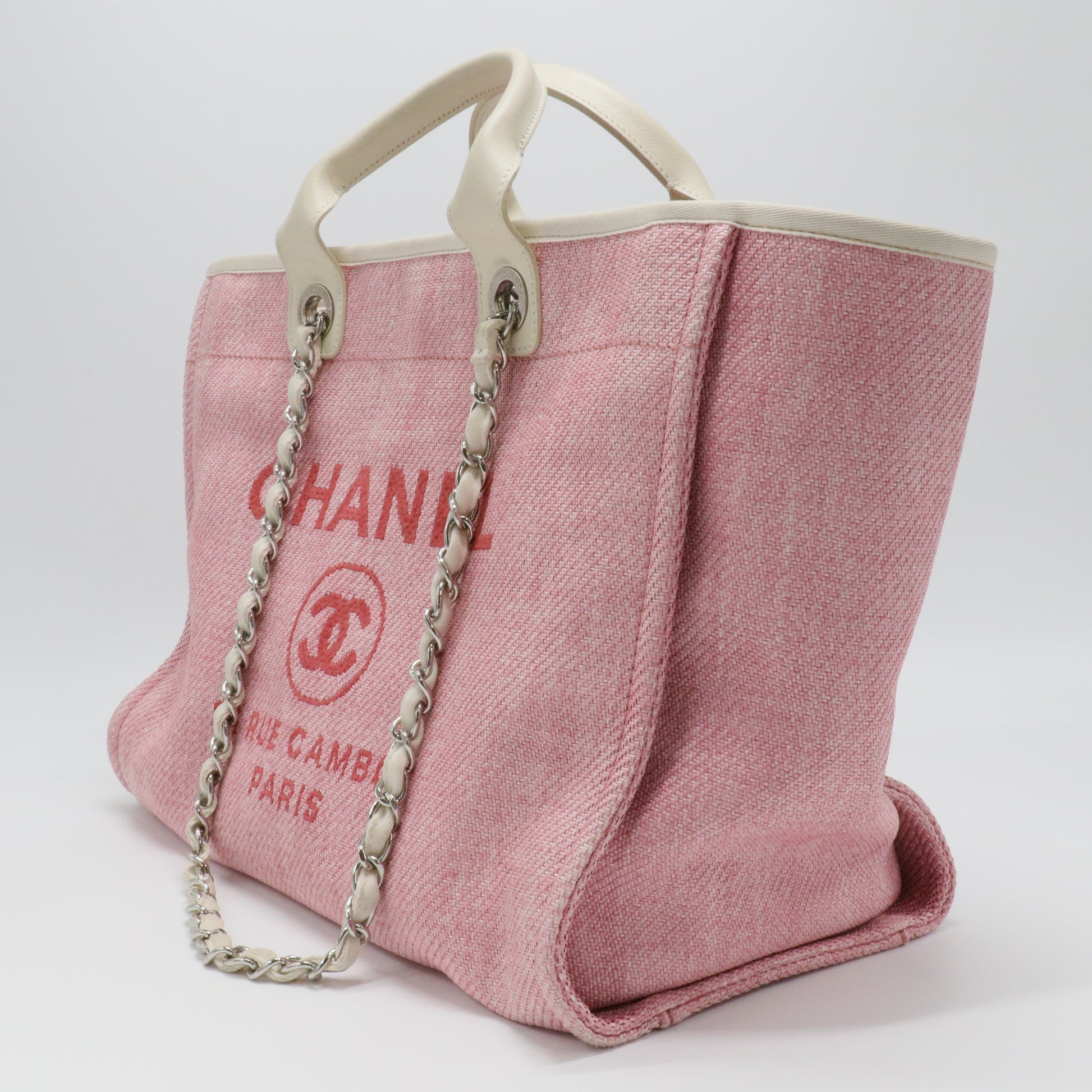 Canvas Medium Deauville Tote Pink