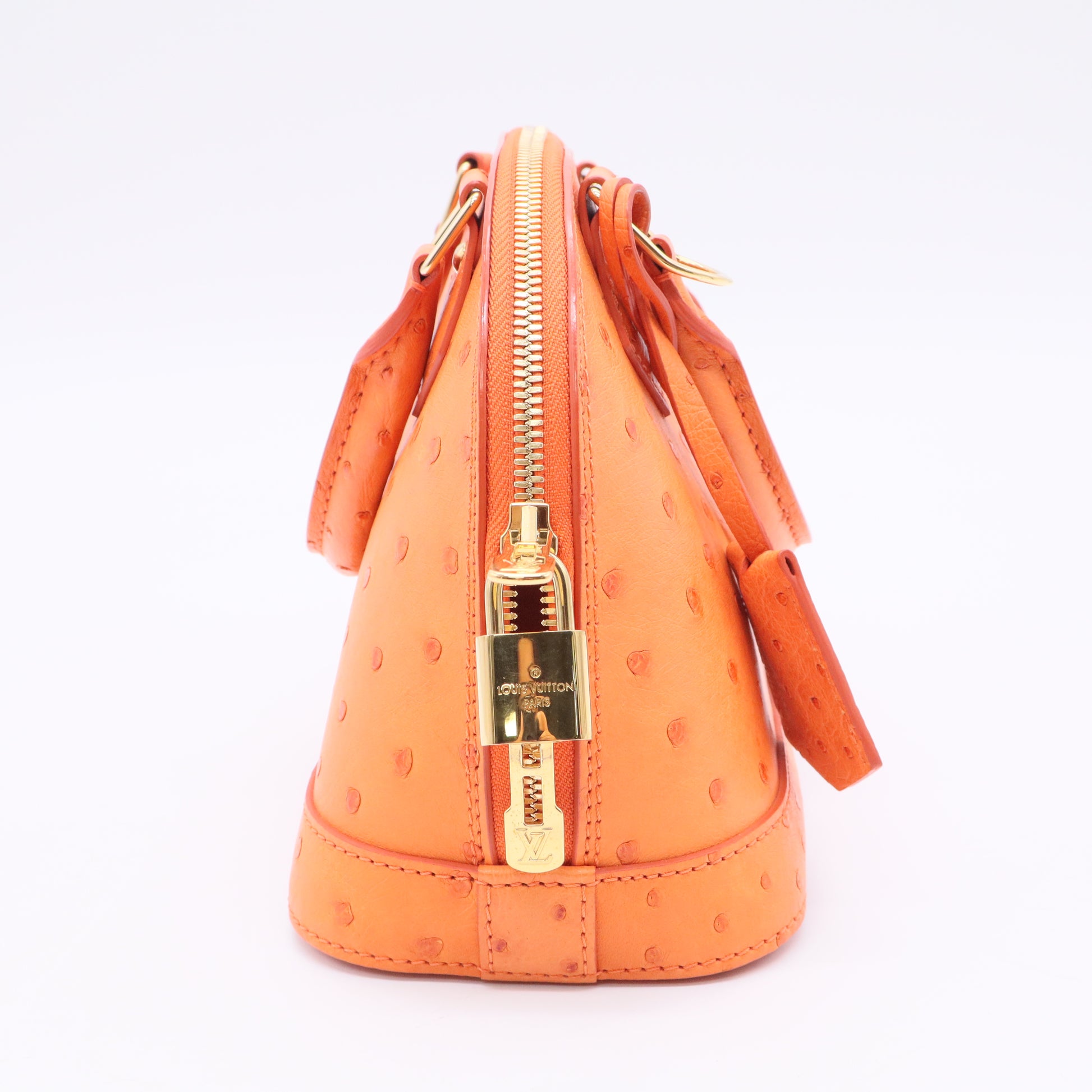 Orange Ostrich Alma BB Bag twins LDJ3433