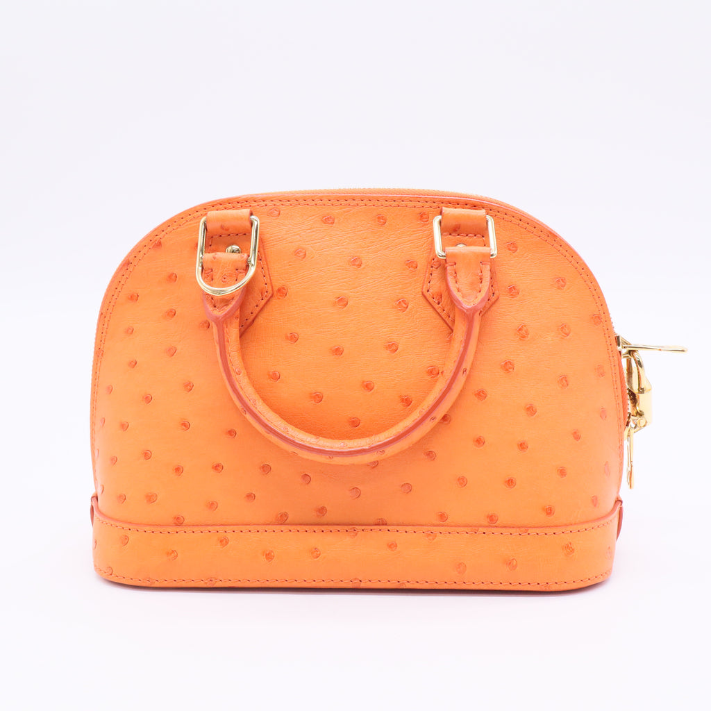 Orange Ostrich Alma BB Bag twins LDJ3433