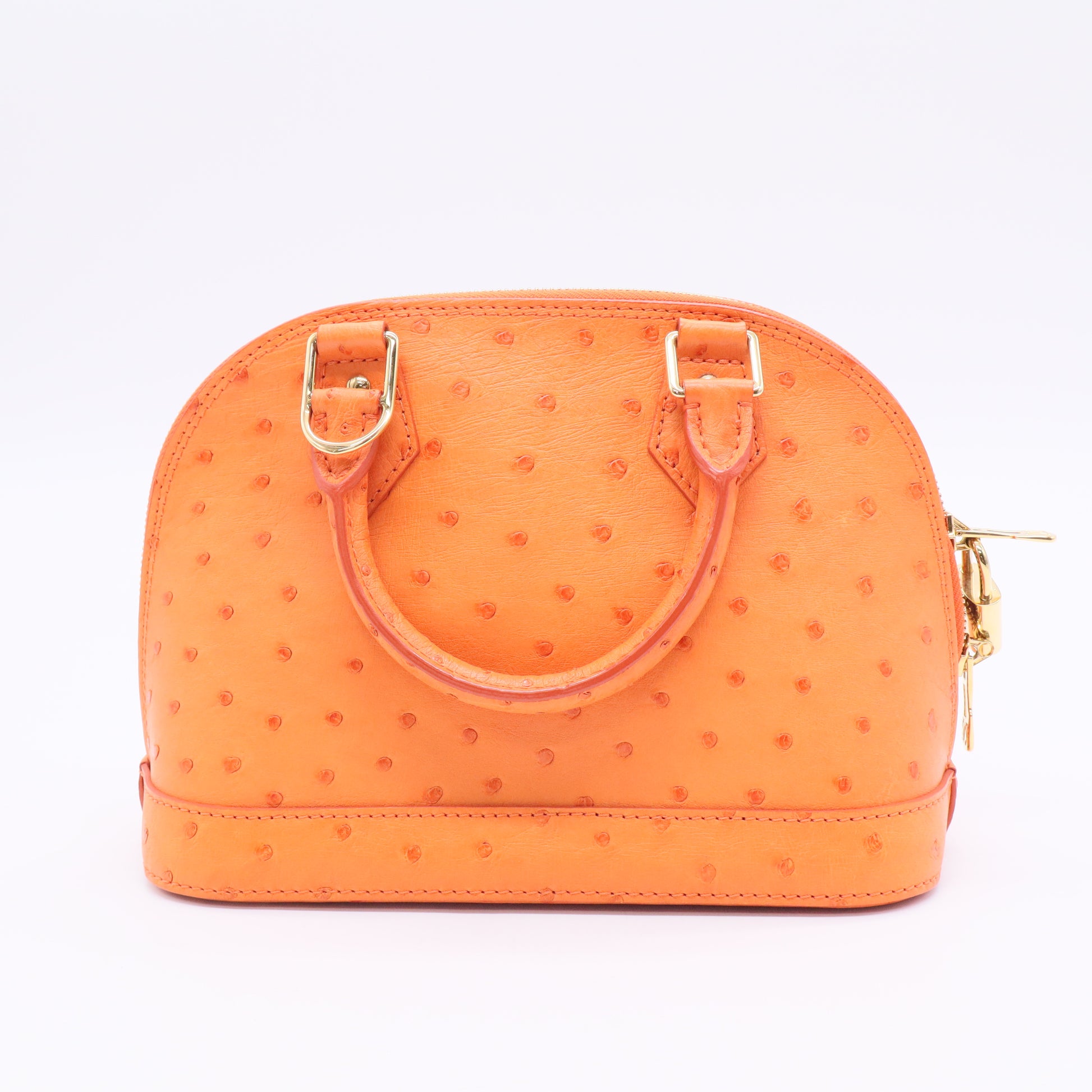 Orange Ostrich Alma BB Bag twins LDJ3433