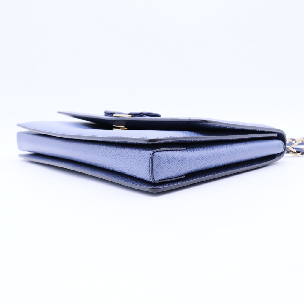 Vara blue bow bag