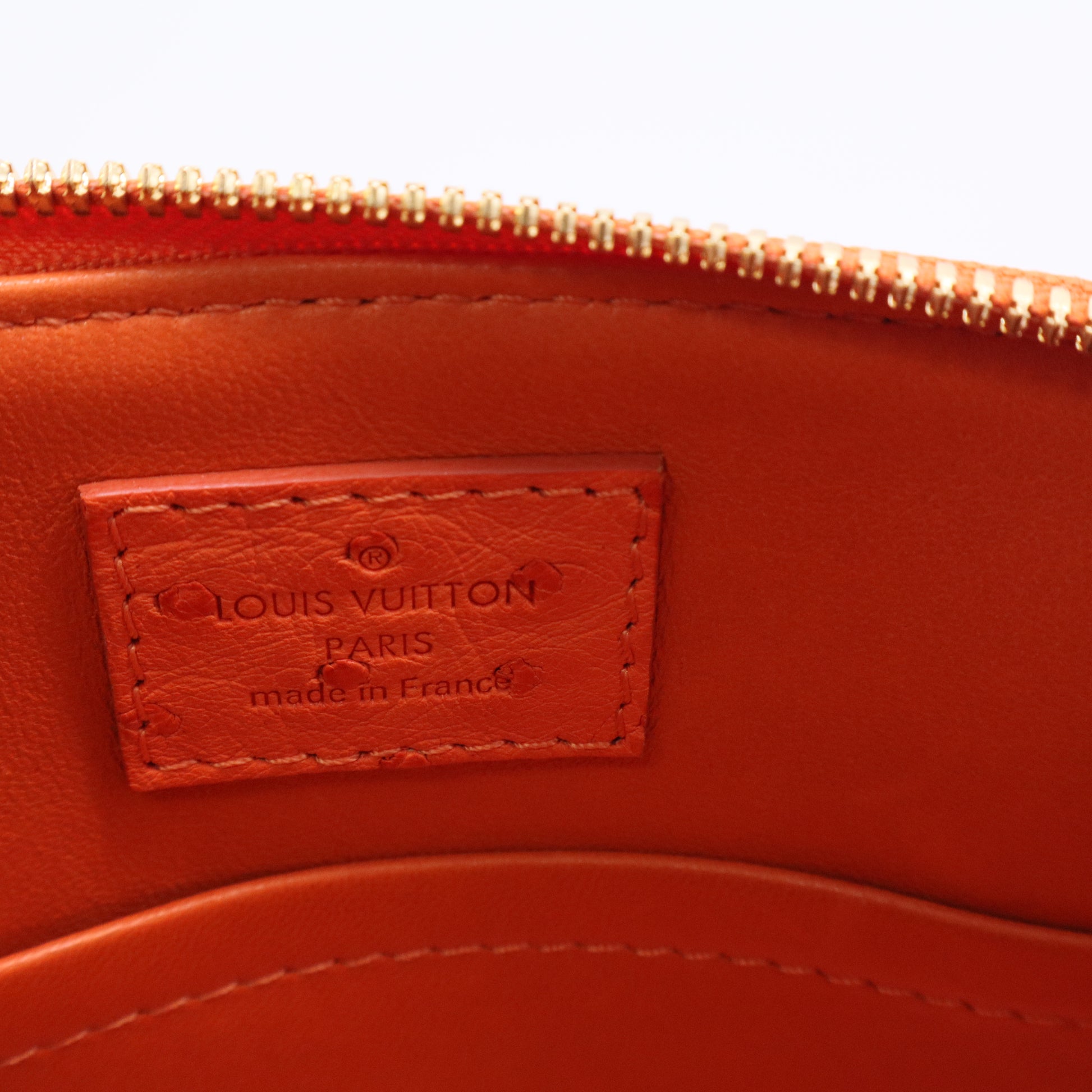 Orange Ostrich Alma BB Bag twins LDJ3433