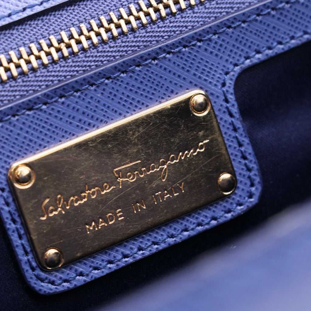 Vara blue bow bag