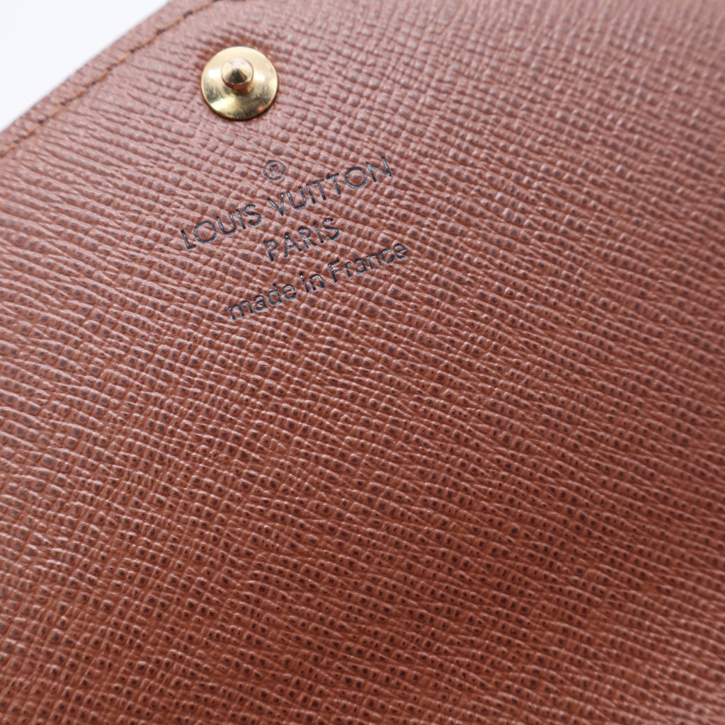 Sarah Wallet Monogram Canvas Twins LDJ3434