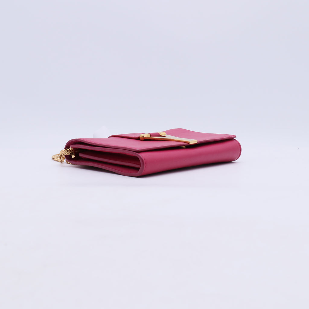 Saint Laurent Cassandre Y Ligne Wallet on Chain (WOC) W21024