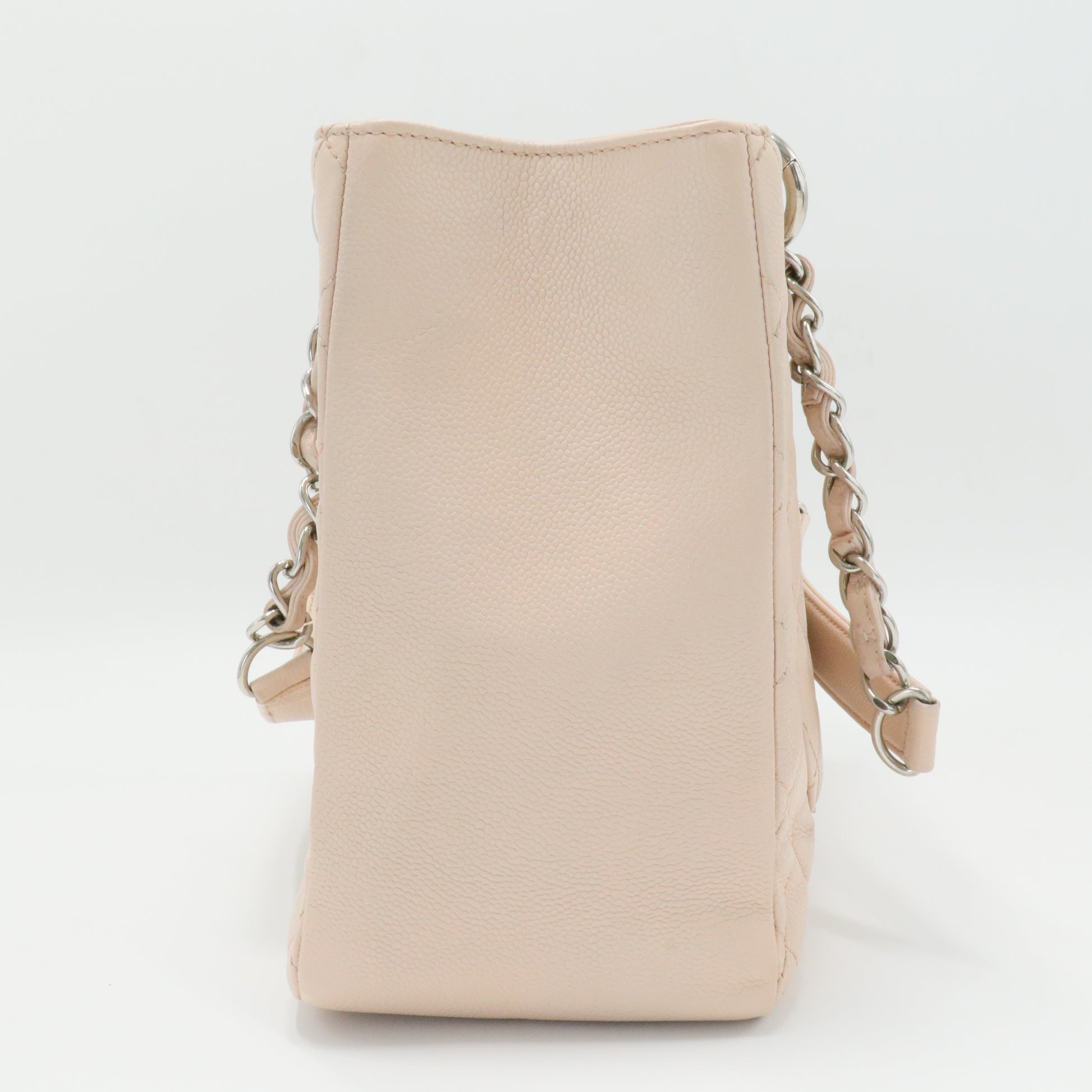 Grand Timeless Shopping Tote Quilted Caviar