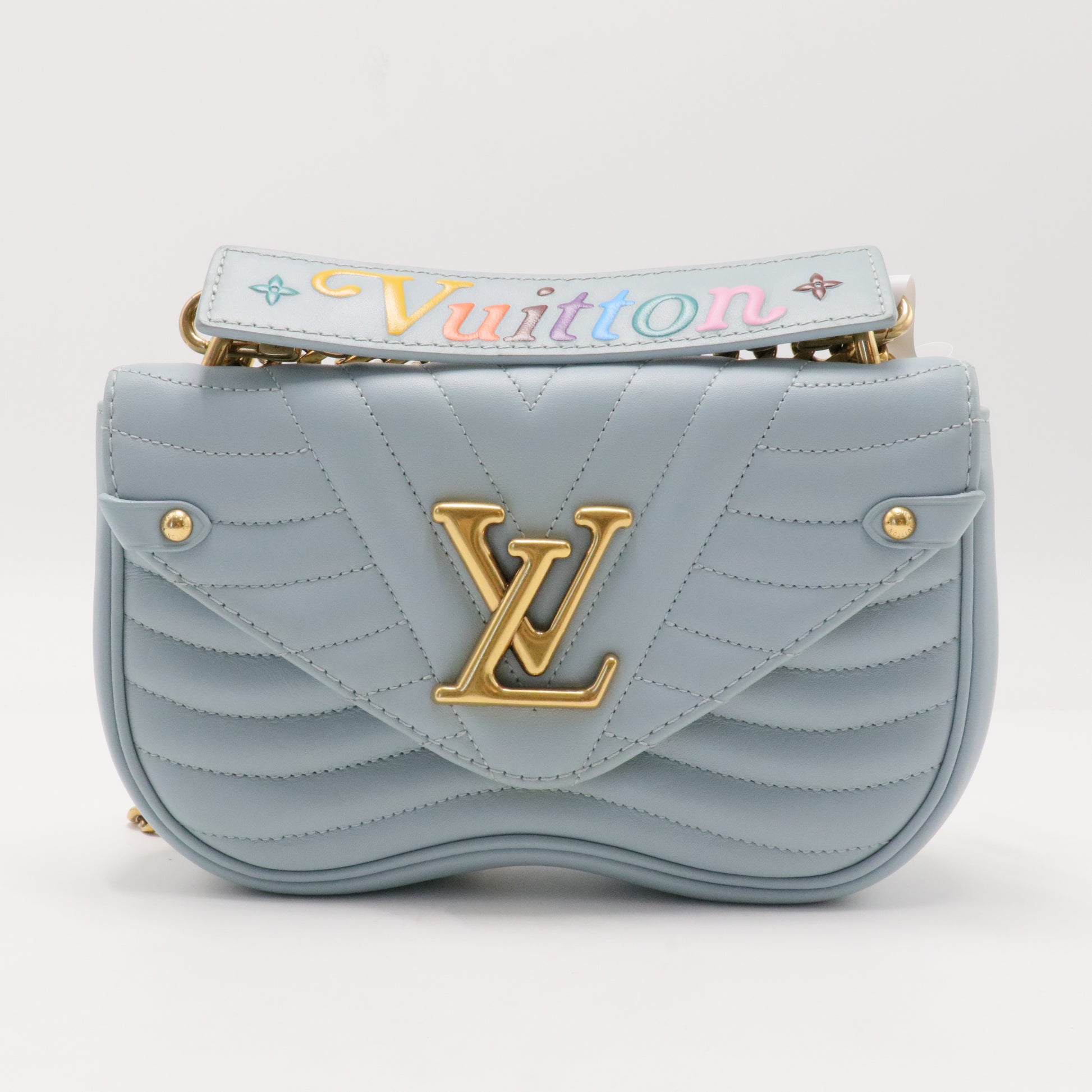New Wave Chain Bag Quilted Leather PM