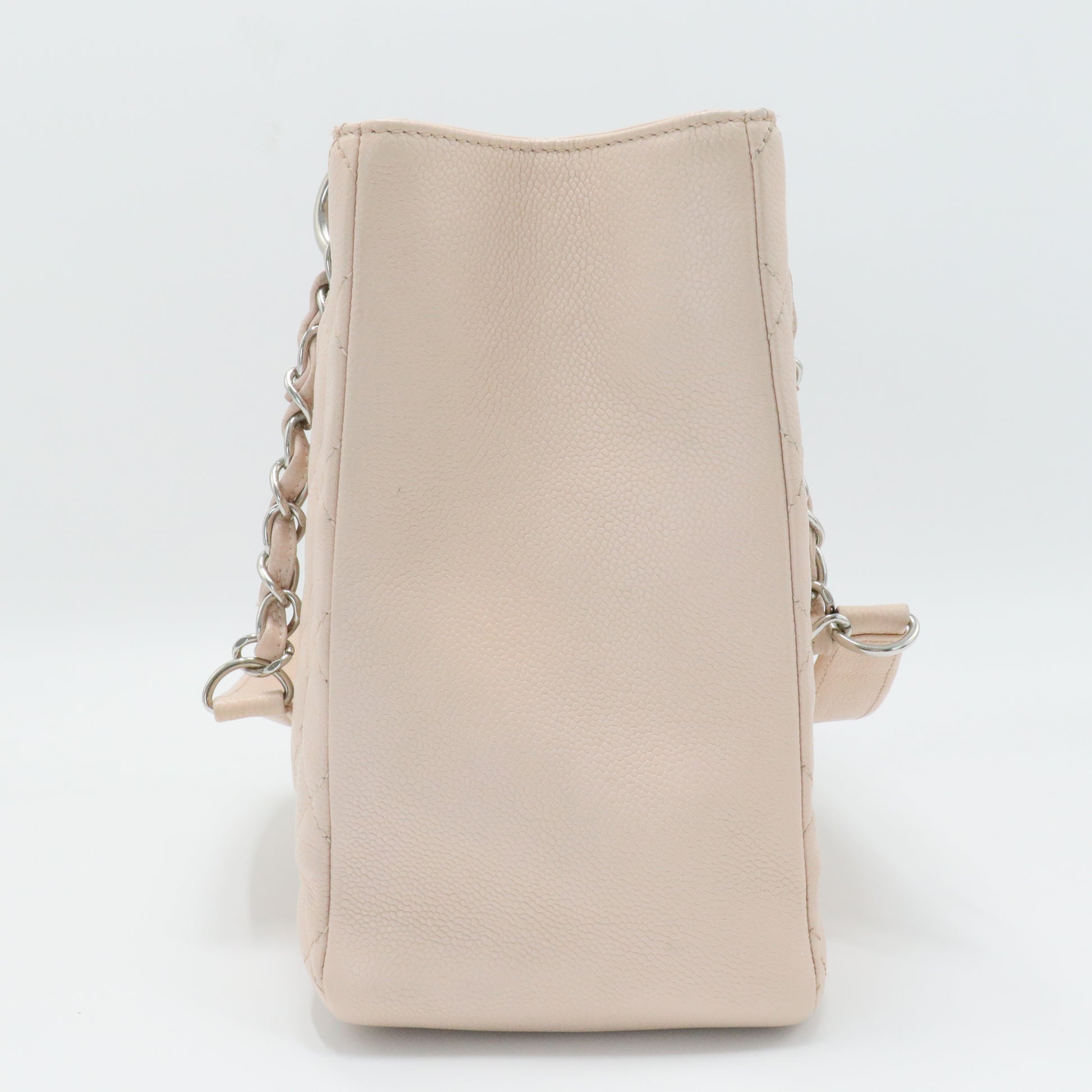 Grand Timeless Shopping Tote Quilted Caviar