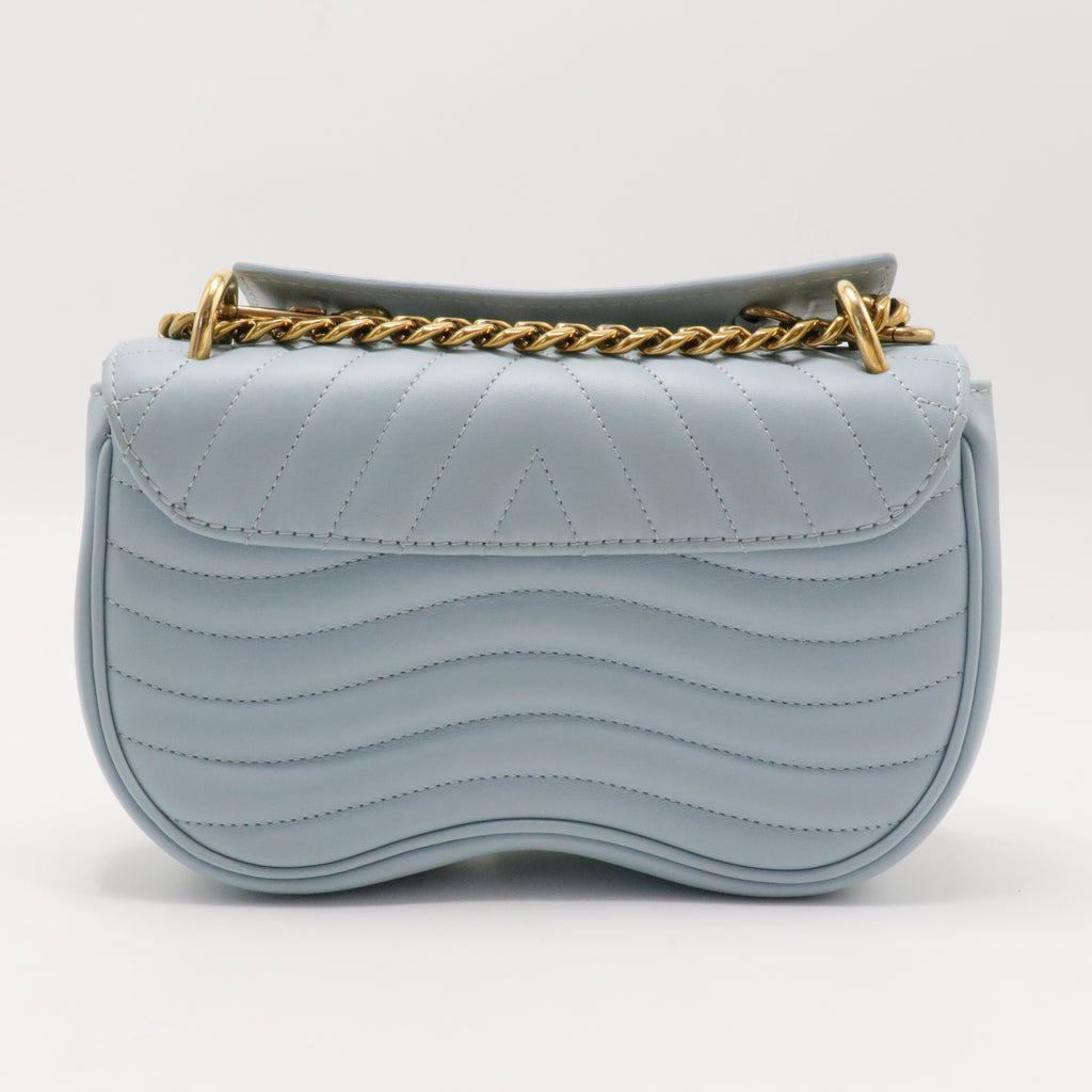New Wave Chain Bag Quilted Leather PM