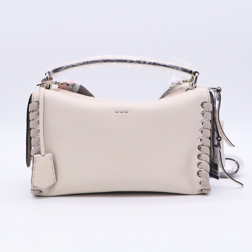 Leather Selleria Lei Whipstitch Shoulder Bag Twins LDJ3411