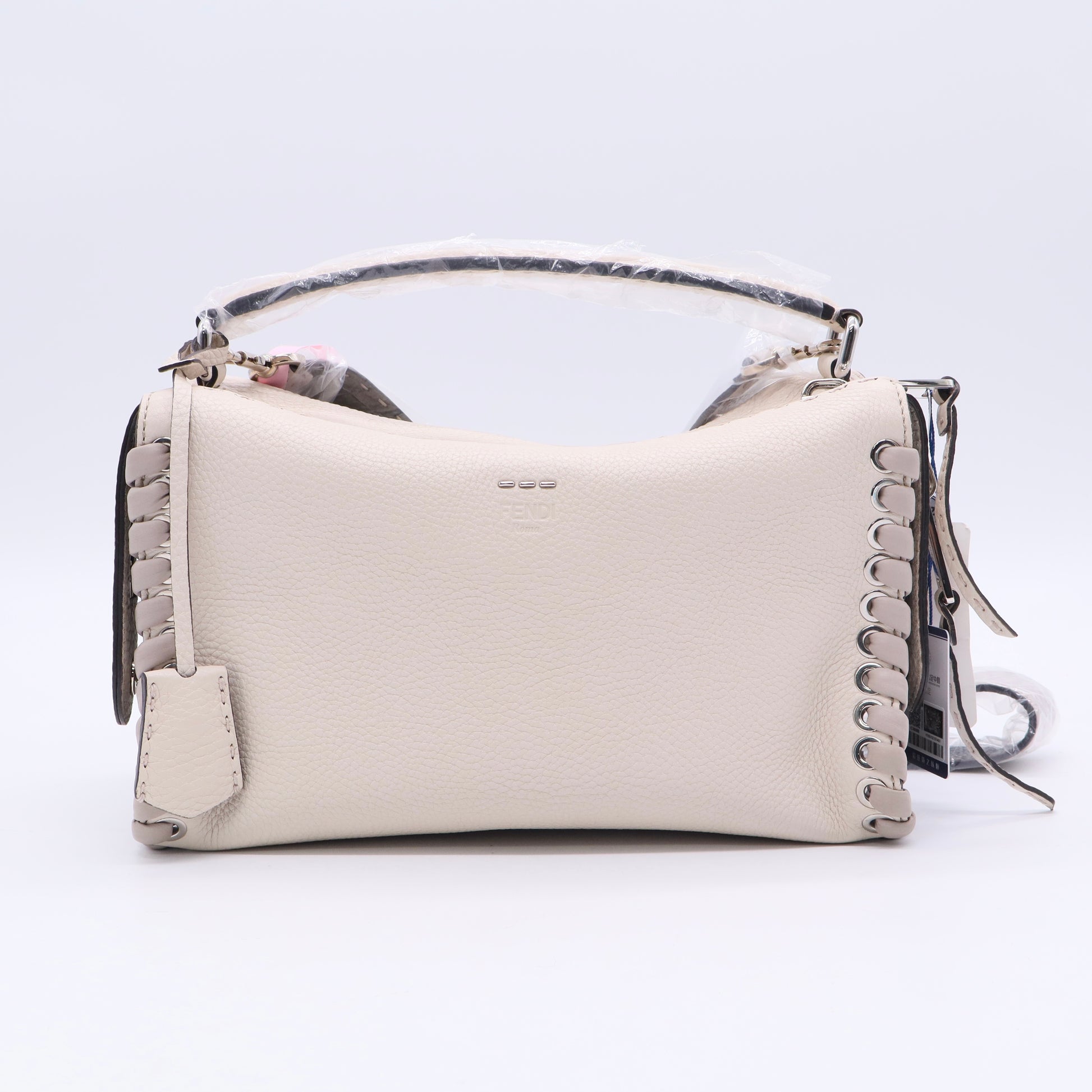 Leather Selleria Lei Whipstitch Shoulder Bag Twins LDJ3411