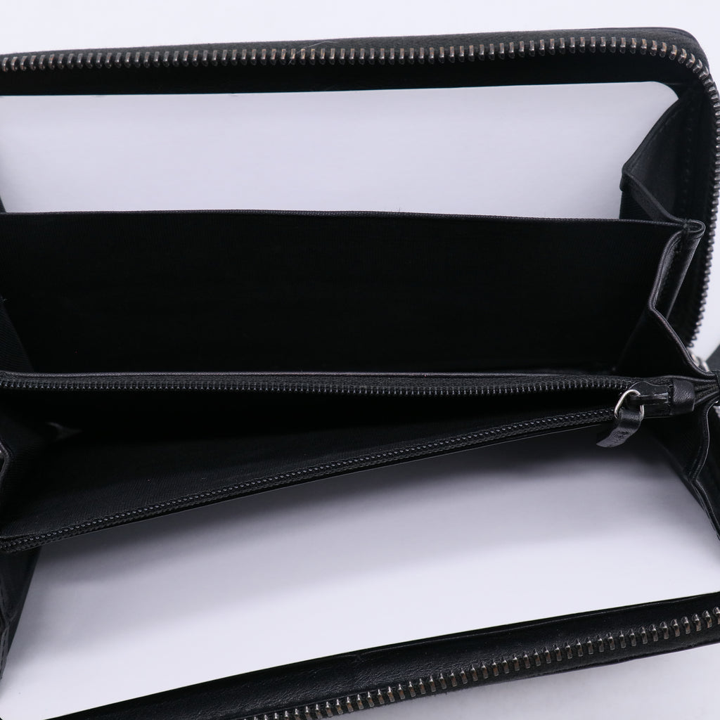 Gucci Guccissima Web Zip Around Wallet W21232