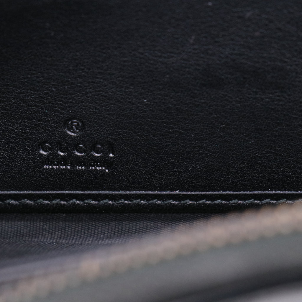 Gucci Guccissima Web Zip Around Wallet W21232