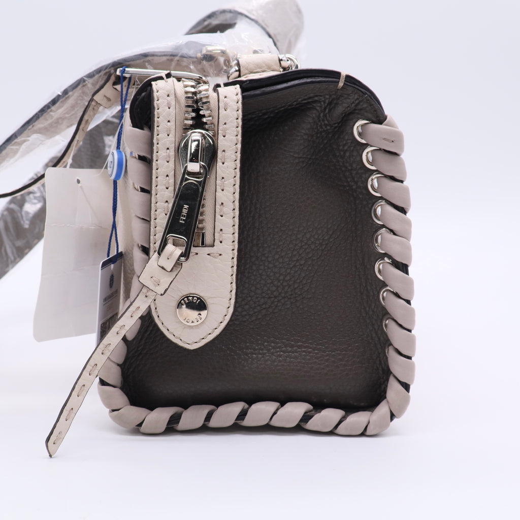 Leather Selleria Lei Whipstitch Shoulder Bag Twins LDJ3411