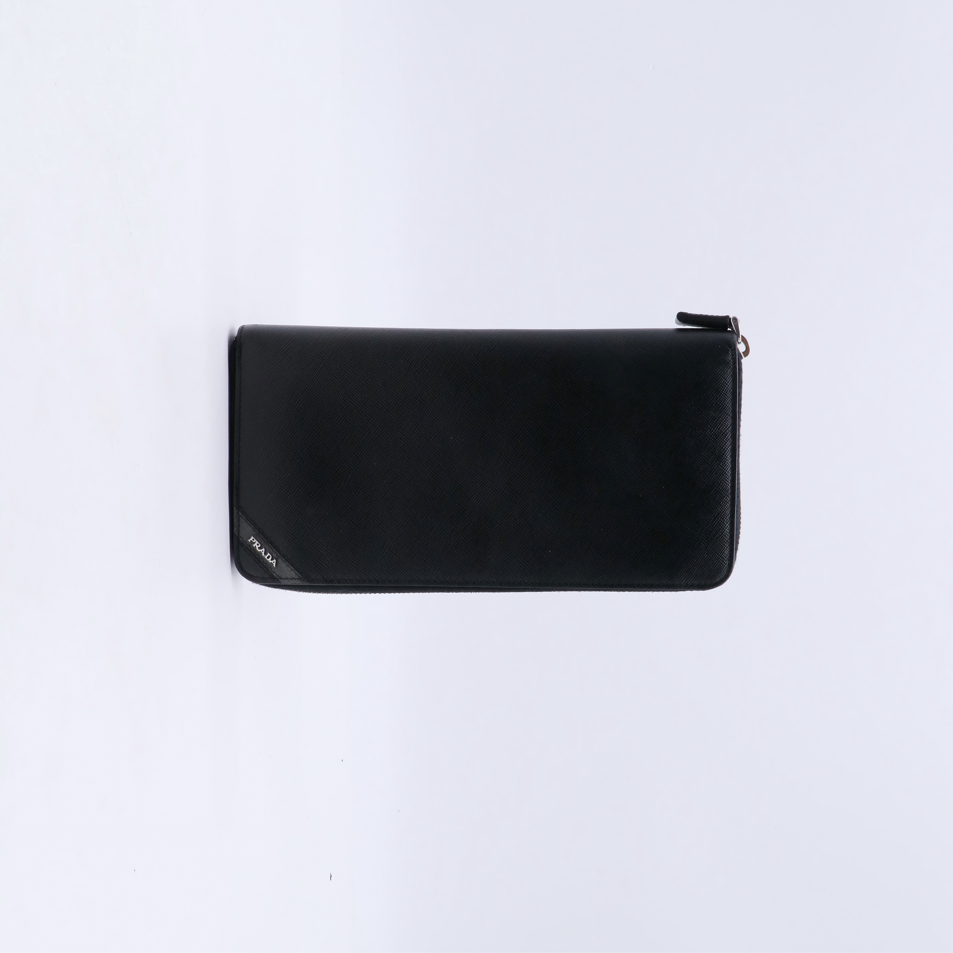 Prada Saffiano Leather Zip-Around Long Wallet W21155