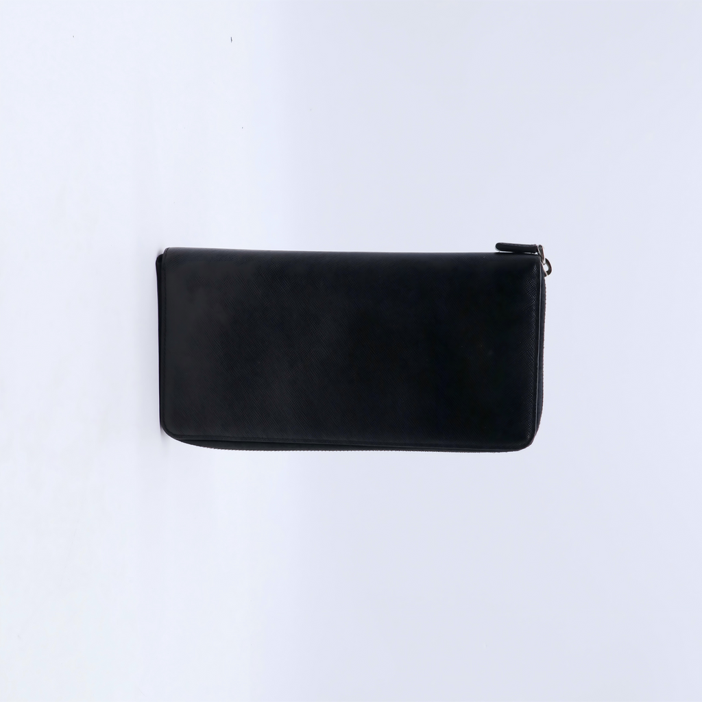 Prada Saffiano Leather Zip-Around Long Wallet W21155
