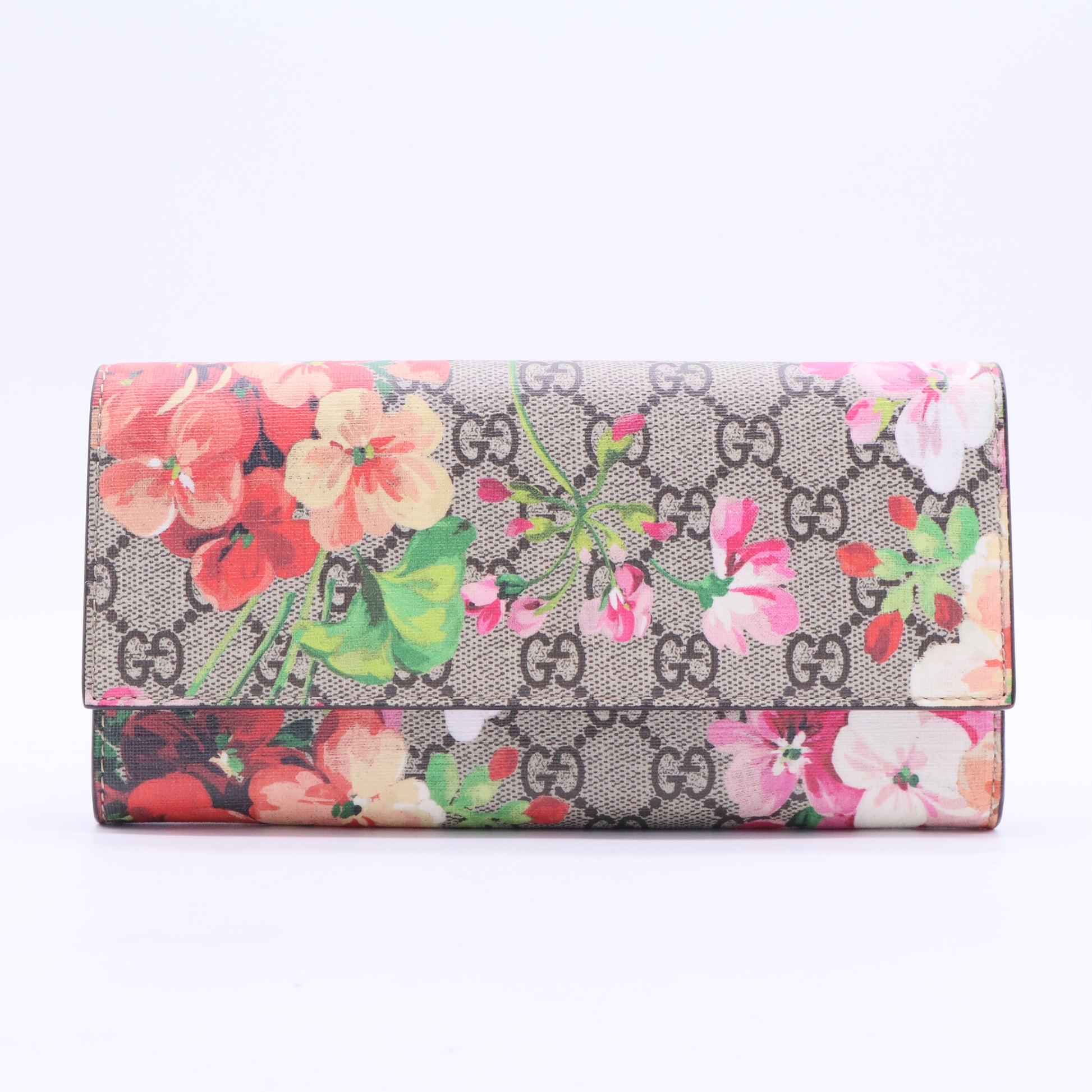 Multi GG Supreme Canvas Blooms Continental Wallet W20221