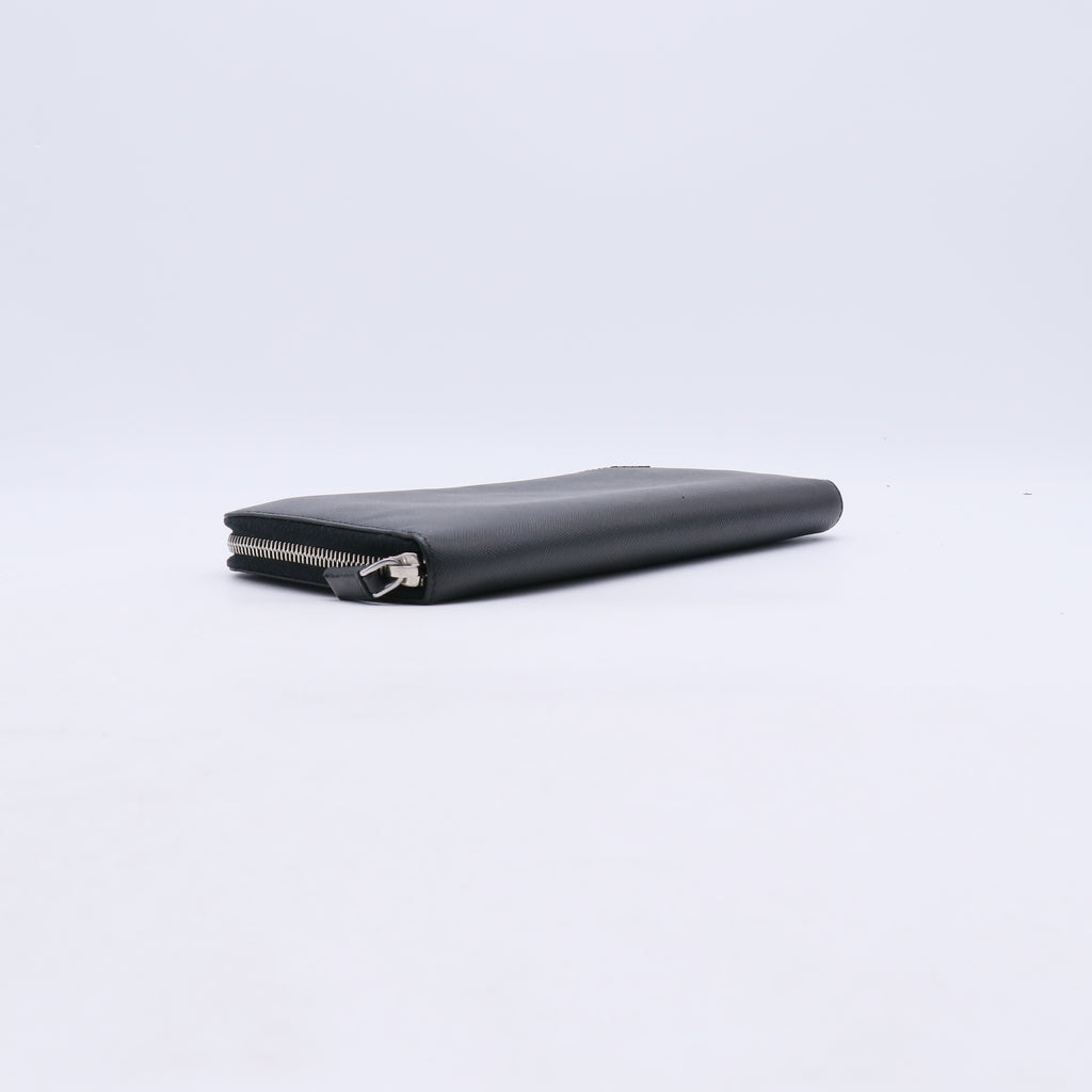 Prada Saffiano Leather Zip-Around Long Wallet W21155