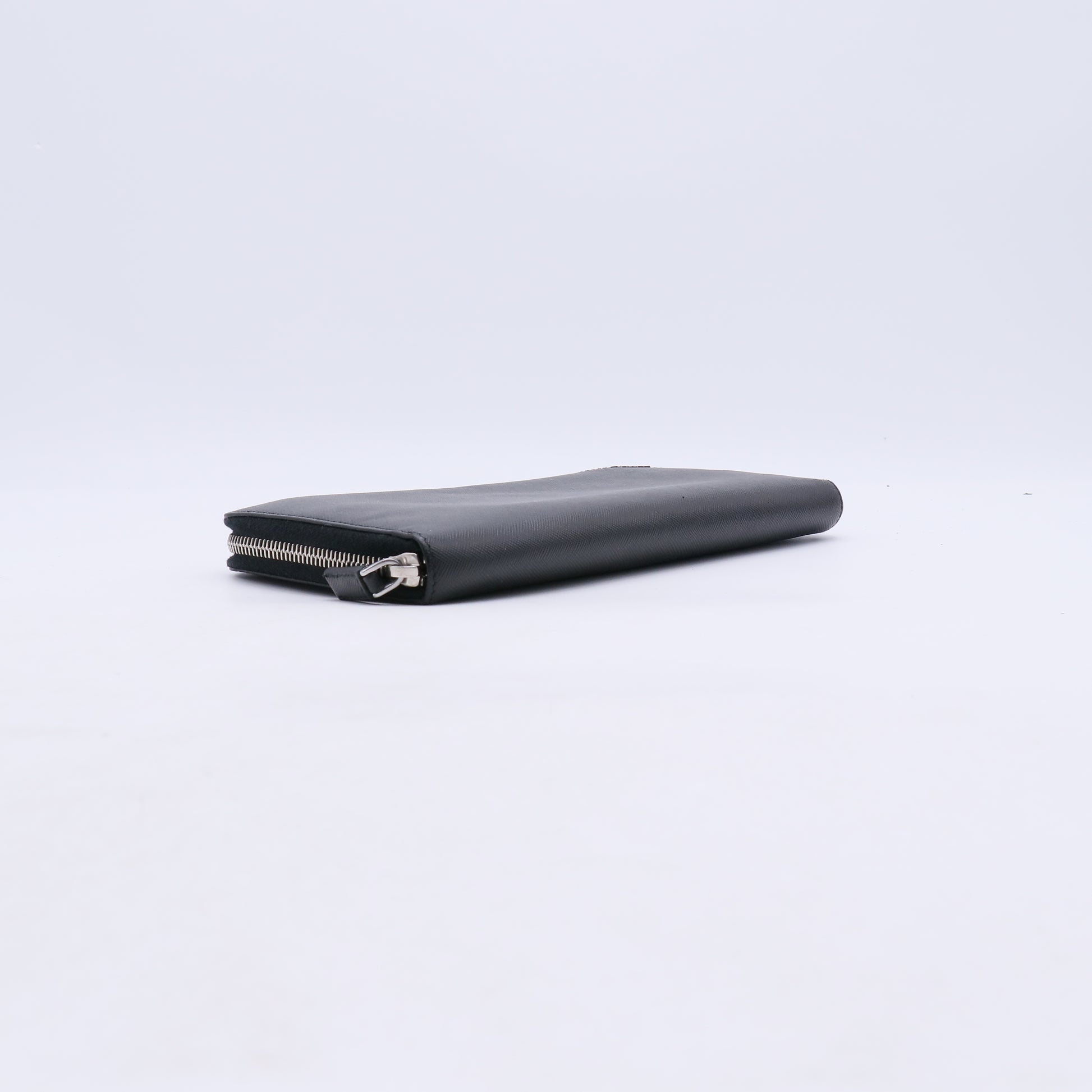 Prada Saffiano Leather Zip-Around Long Wallet W21155