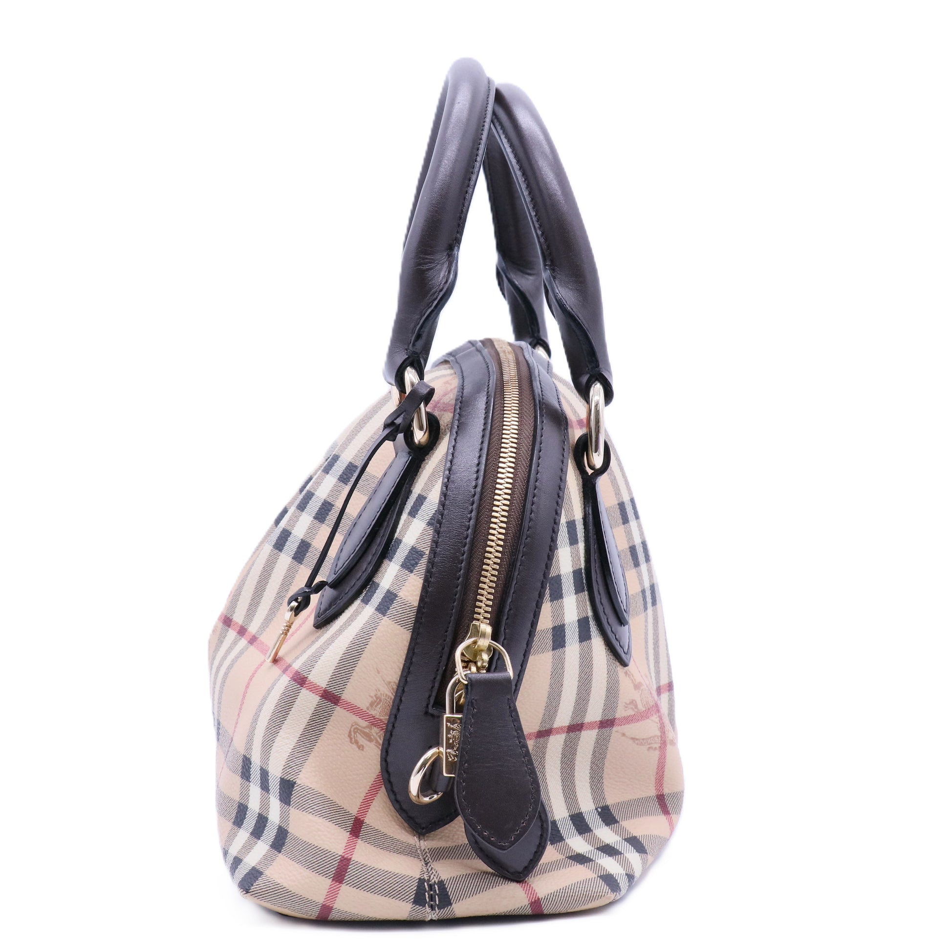 Haymarket Check Top Handle Bag