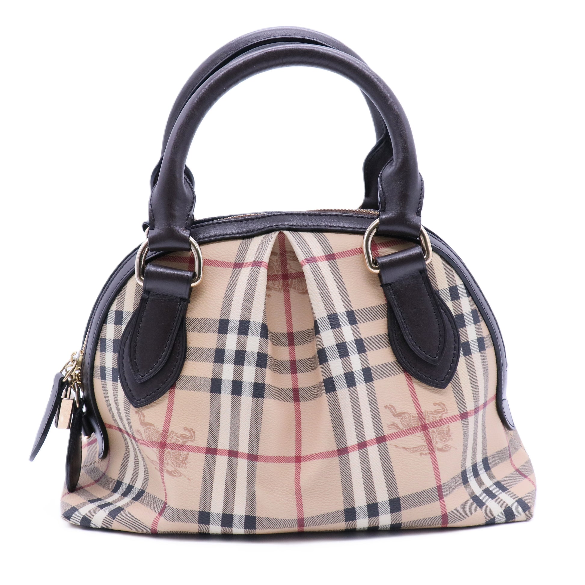 Haymarket Check Top Handle Bag