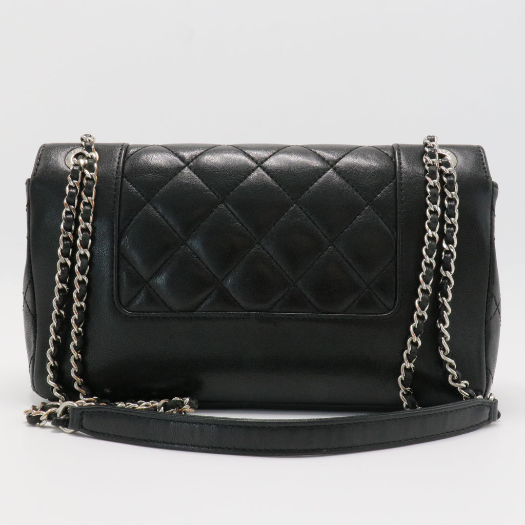 Mademoiselle Vintage Flap Bag Quilted Sheepskin Medium