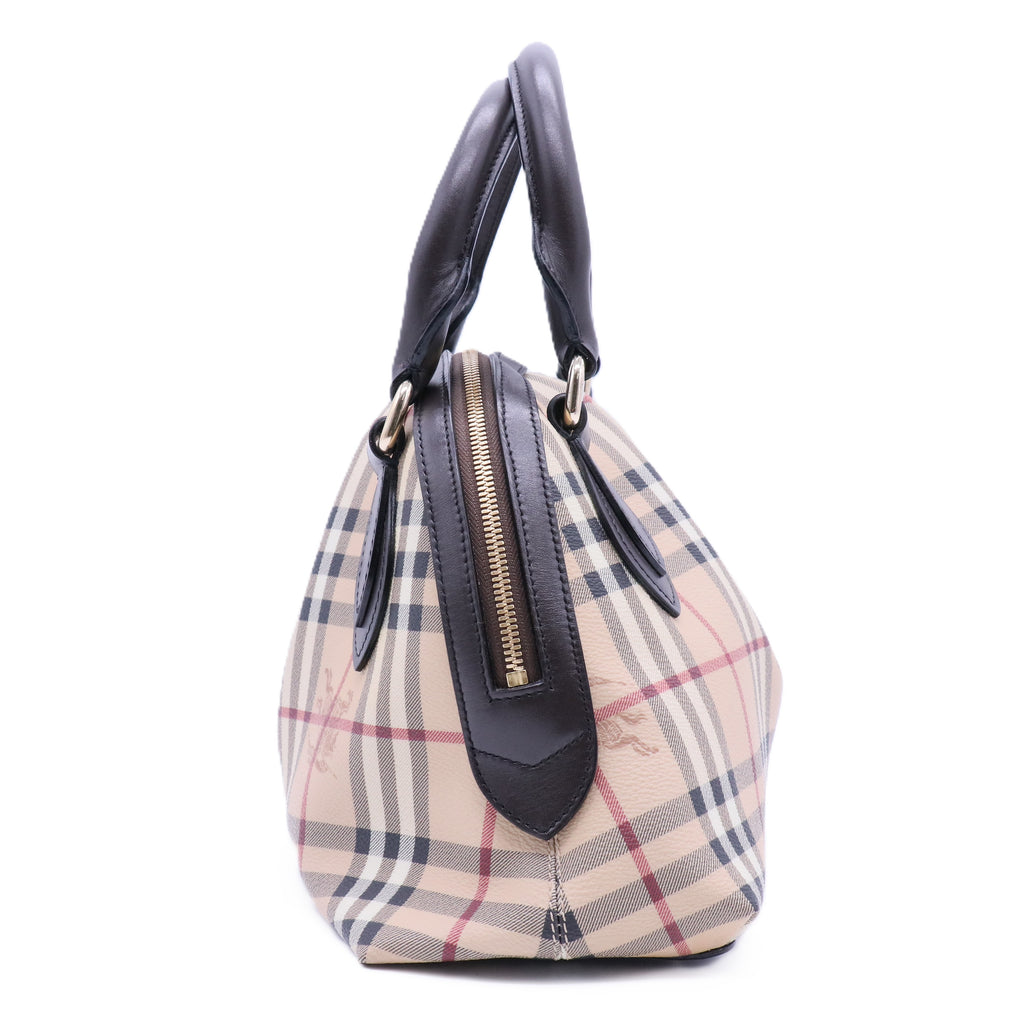 Haymarket Check Top Handle Bag
