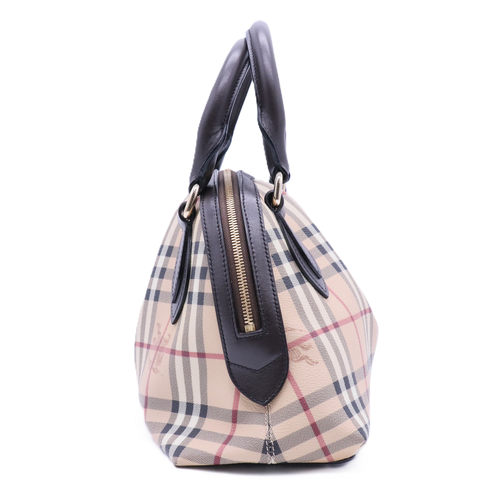 Haymarket Check Top Handle Bag