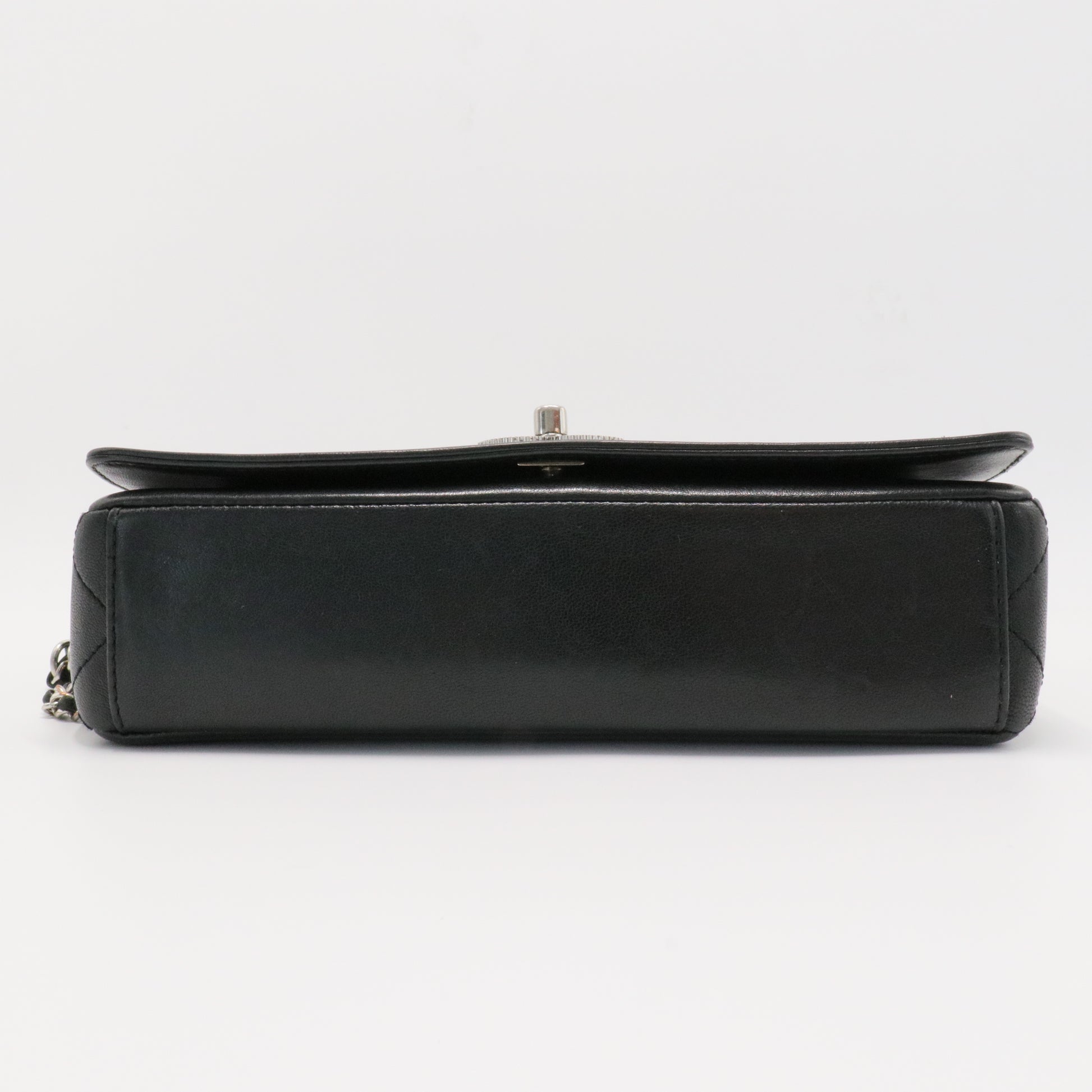 Mademoiselle Vintage Flap Bag Quilted Sheepskin Medium