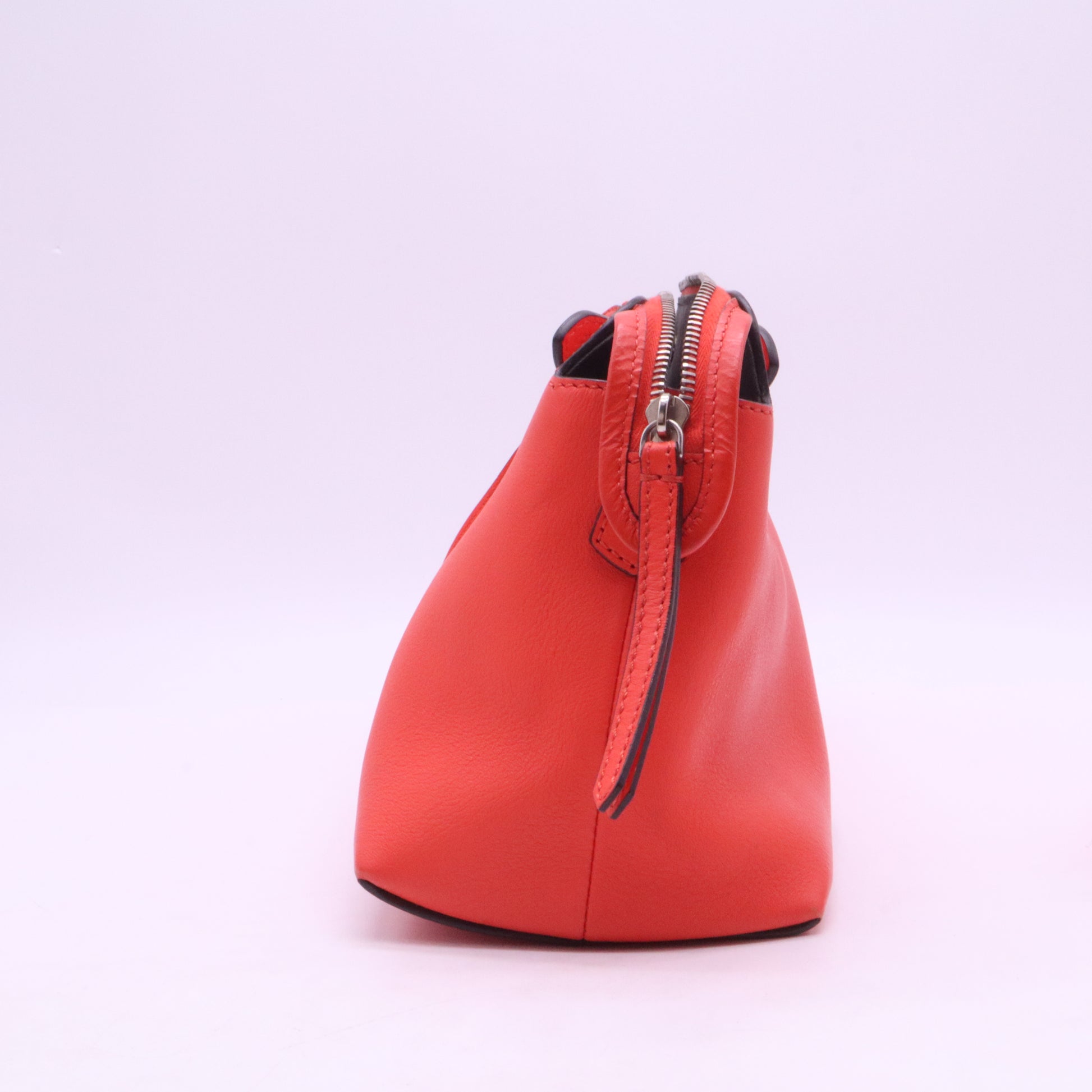 Fendi Papavero Calfskin Leather Mini By-the-Way Bag Twins LDJ3955