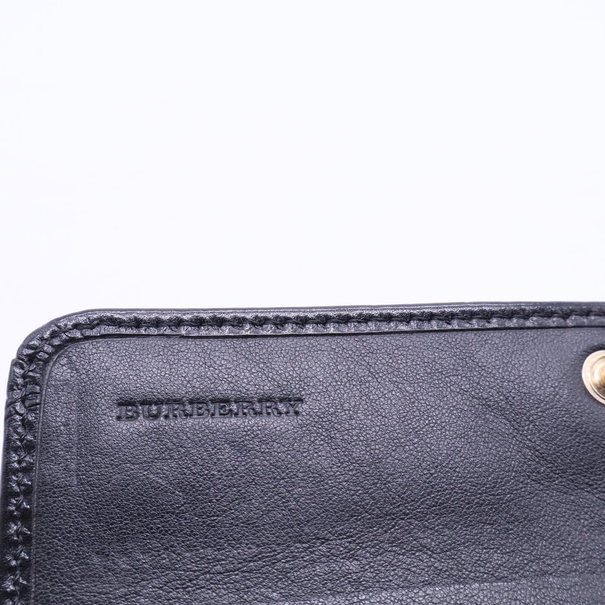 Black House Check Fabric Leighton Continental Wallet W20229