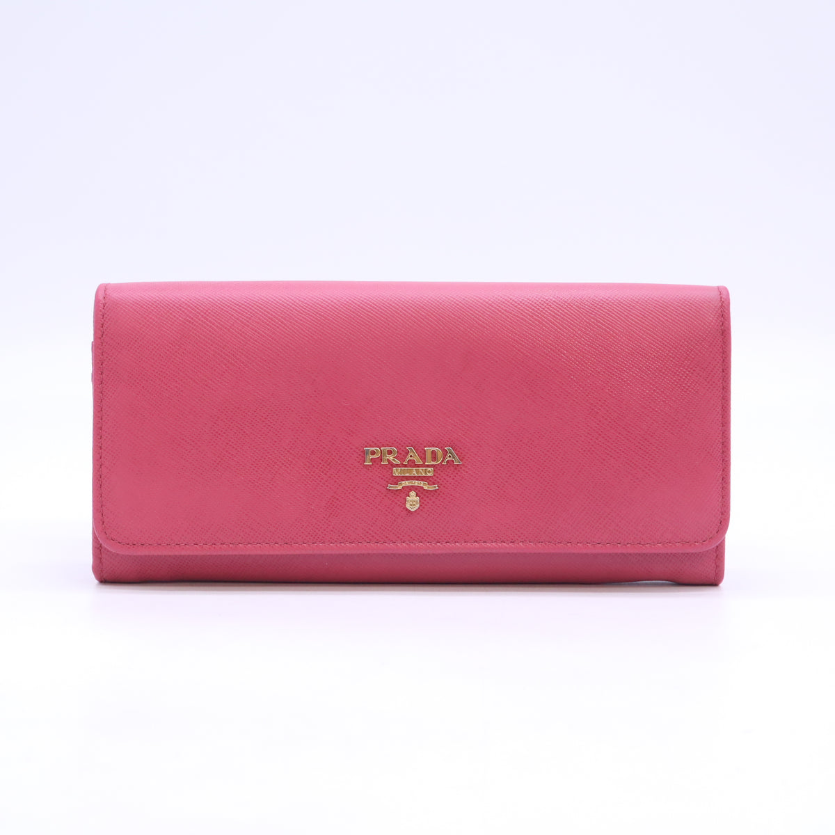 Prada Saffiano Long Flap Wallet W23616
